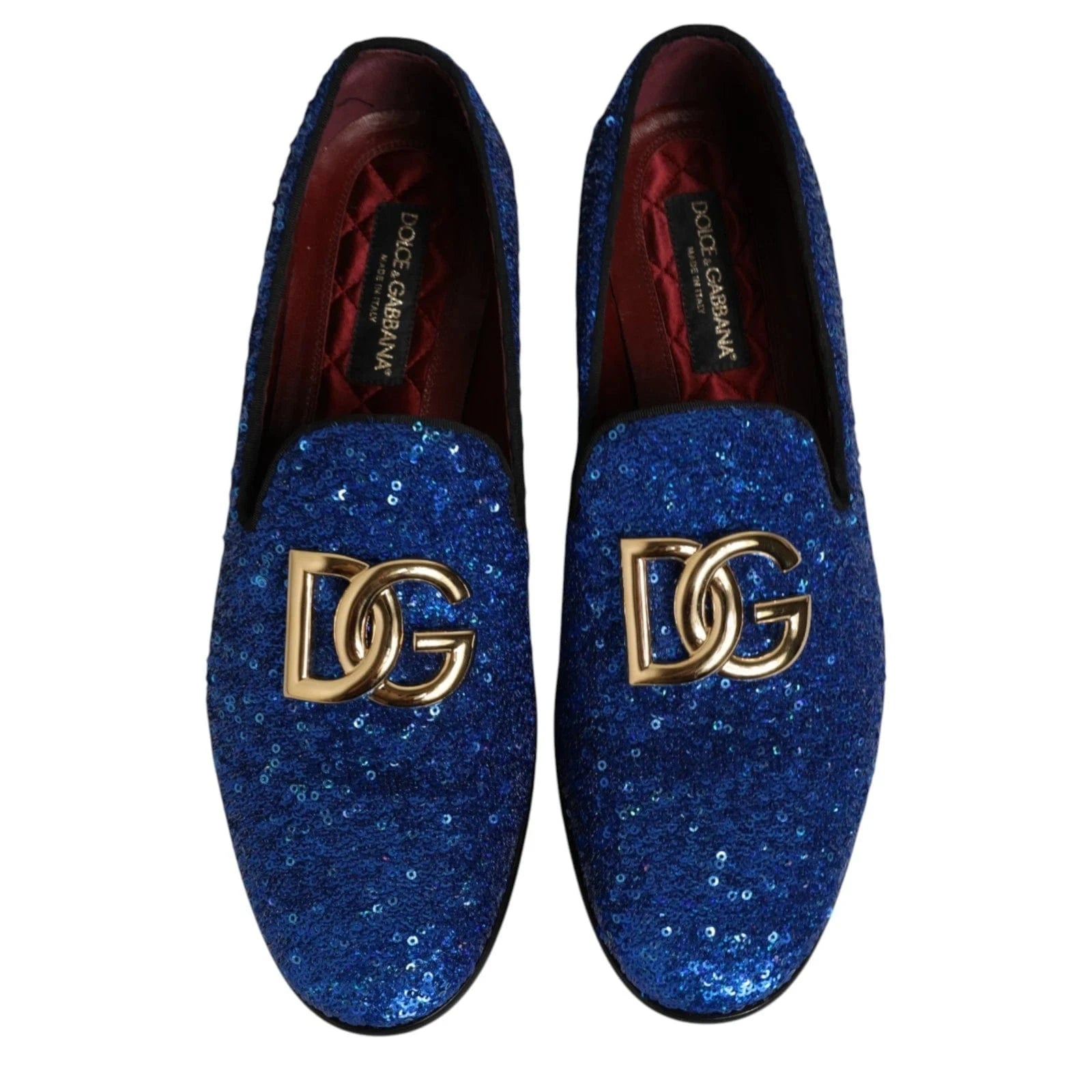 Dolce & Gabbana 青 ローファー Dolce & Gabbana 青 ローファー Dolce & Gabbana Blue Sequined