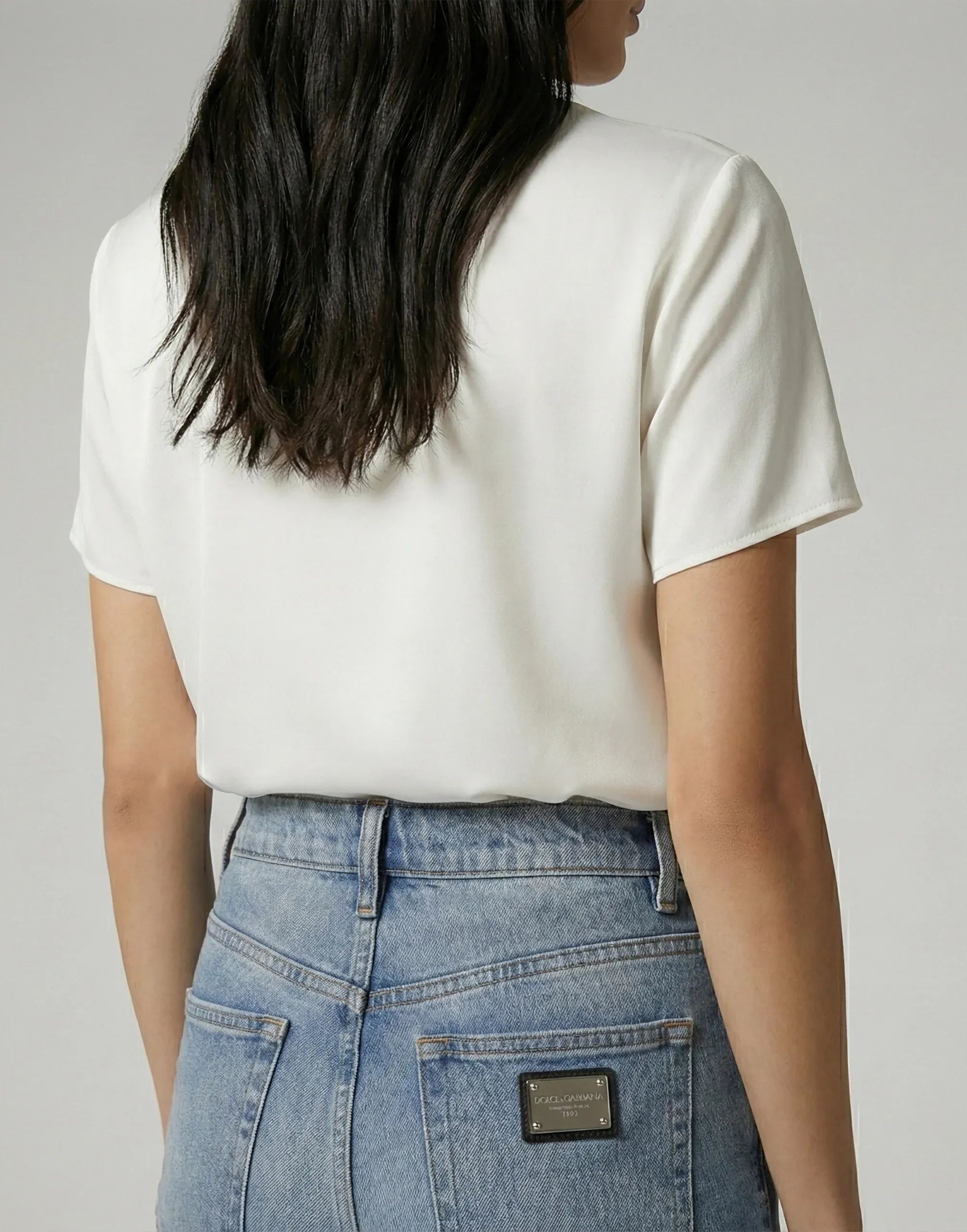 Dolce & Gabbana Blue Skinny High-Waist Denim Jeans