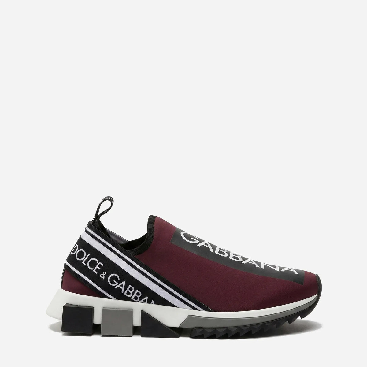 Dolce & Gabbana Bordeaux Slip-On Sorrento Sneakers | Sendegaro AE