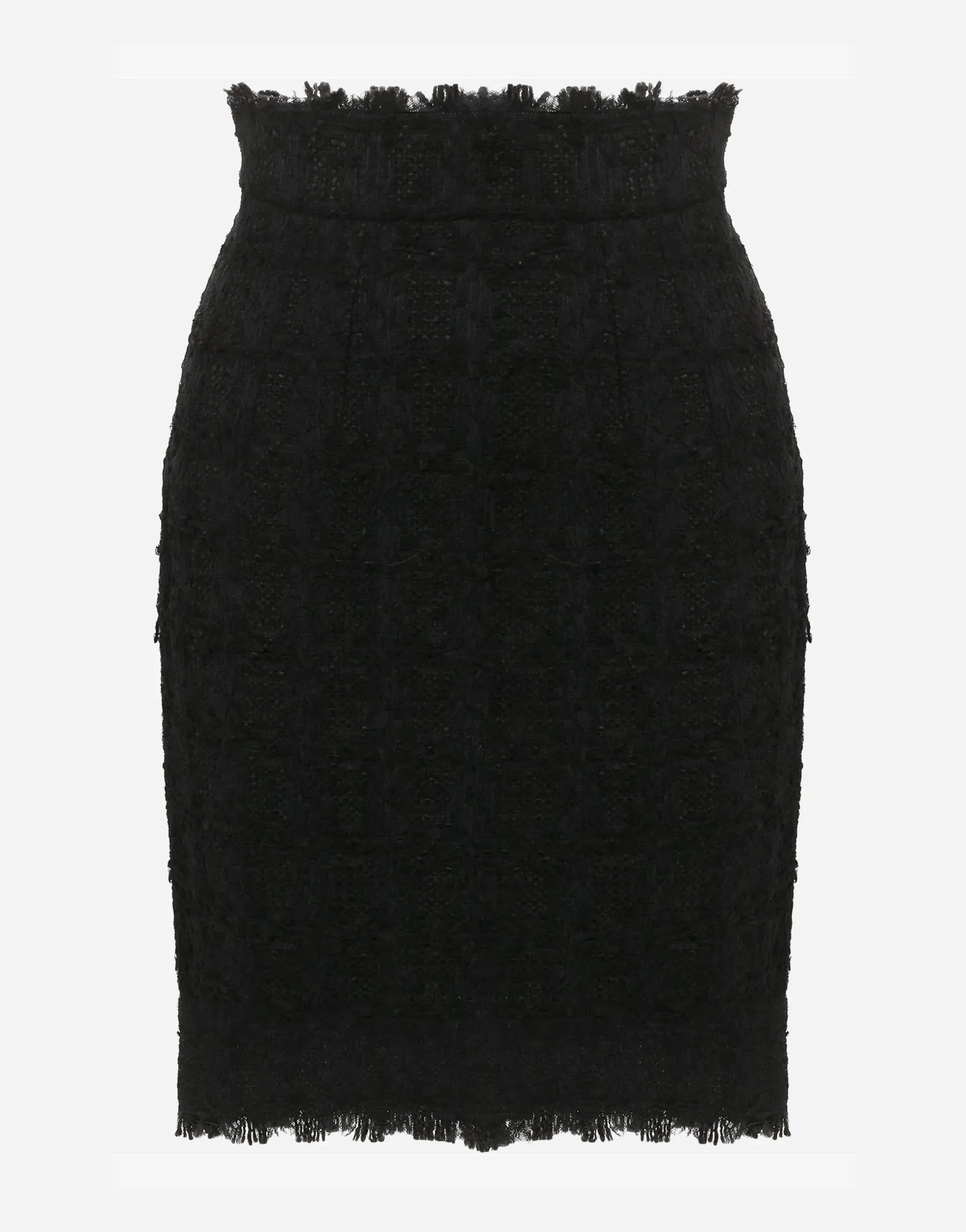 Dolce & Gabbana ブークレ ハイウエスト ミニスカート | Sendegaro JP