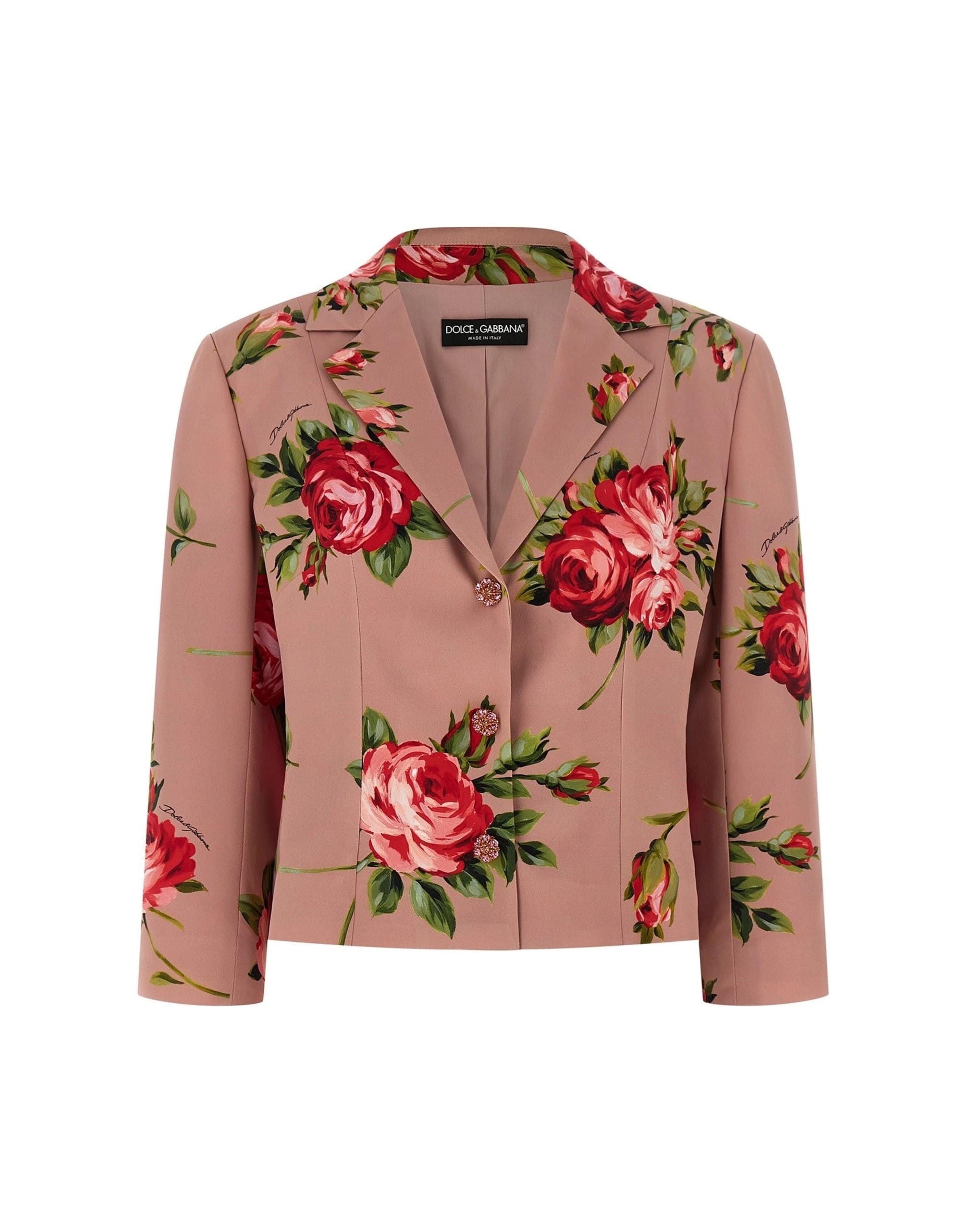 Dolce & Gabbana Dolce & Gabbana Bouquet Rose Print Blazer