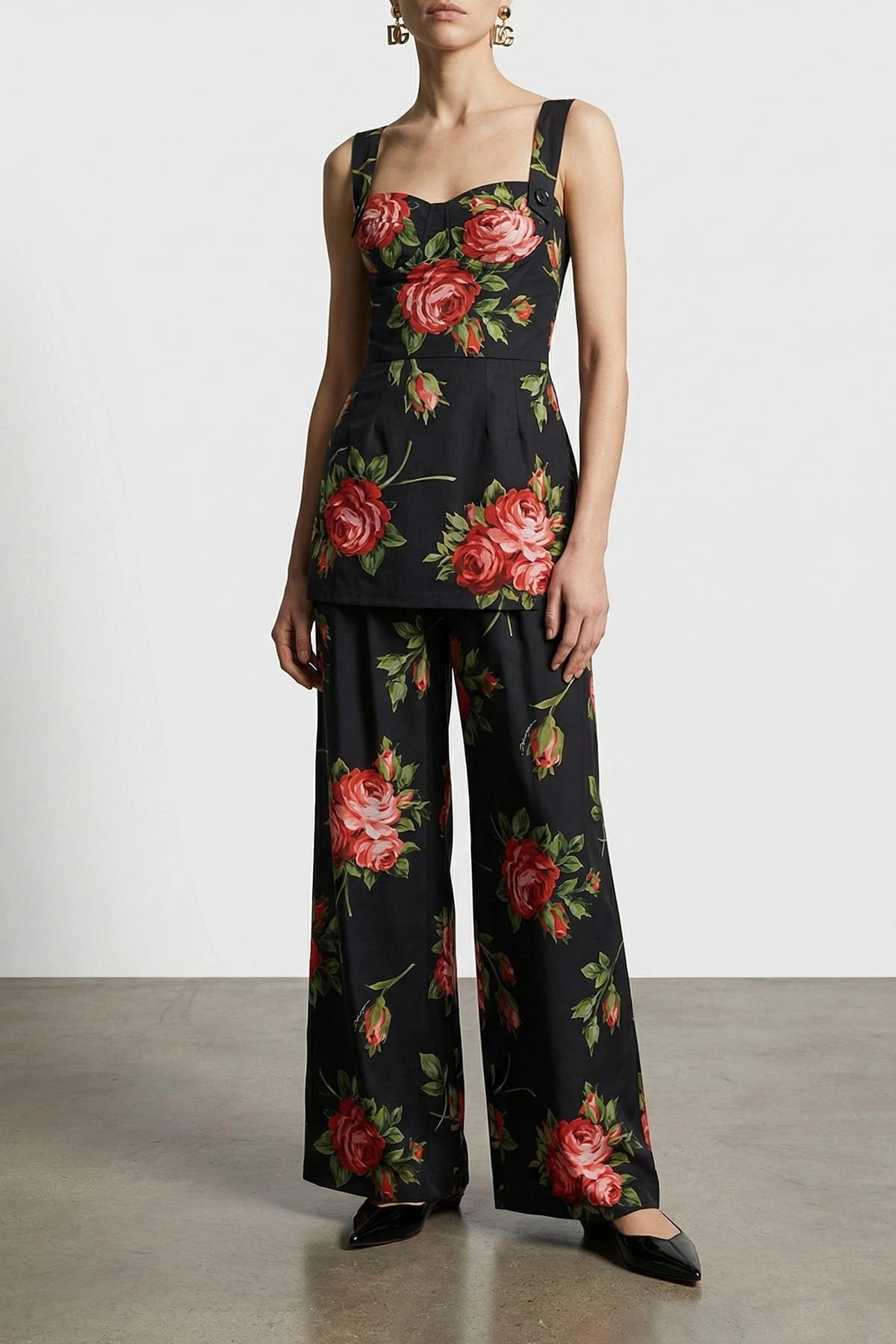 Dolce & Gabbana Dolce & Gabbana Bouquet Rose Top