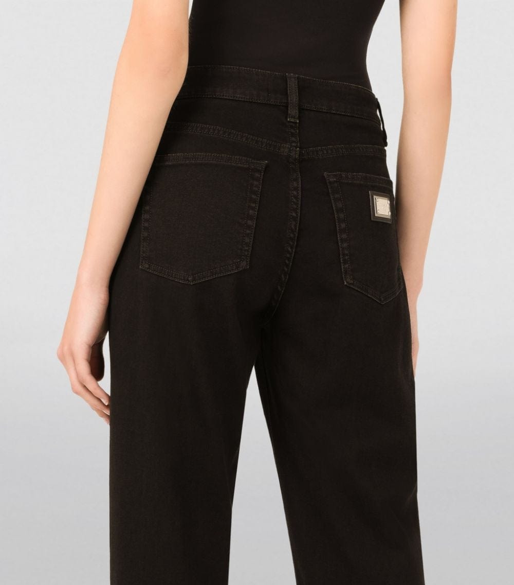 Dolce & Gabbana Boyfriend Jeans With Rips