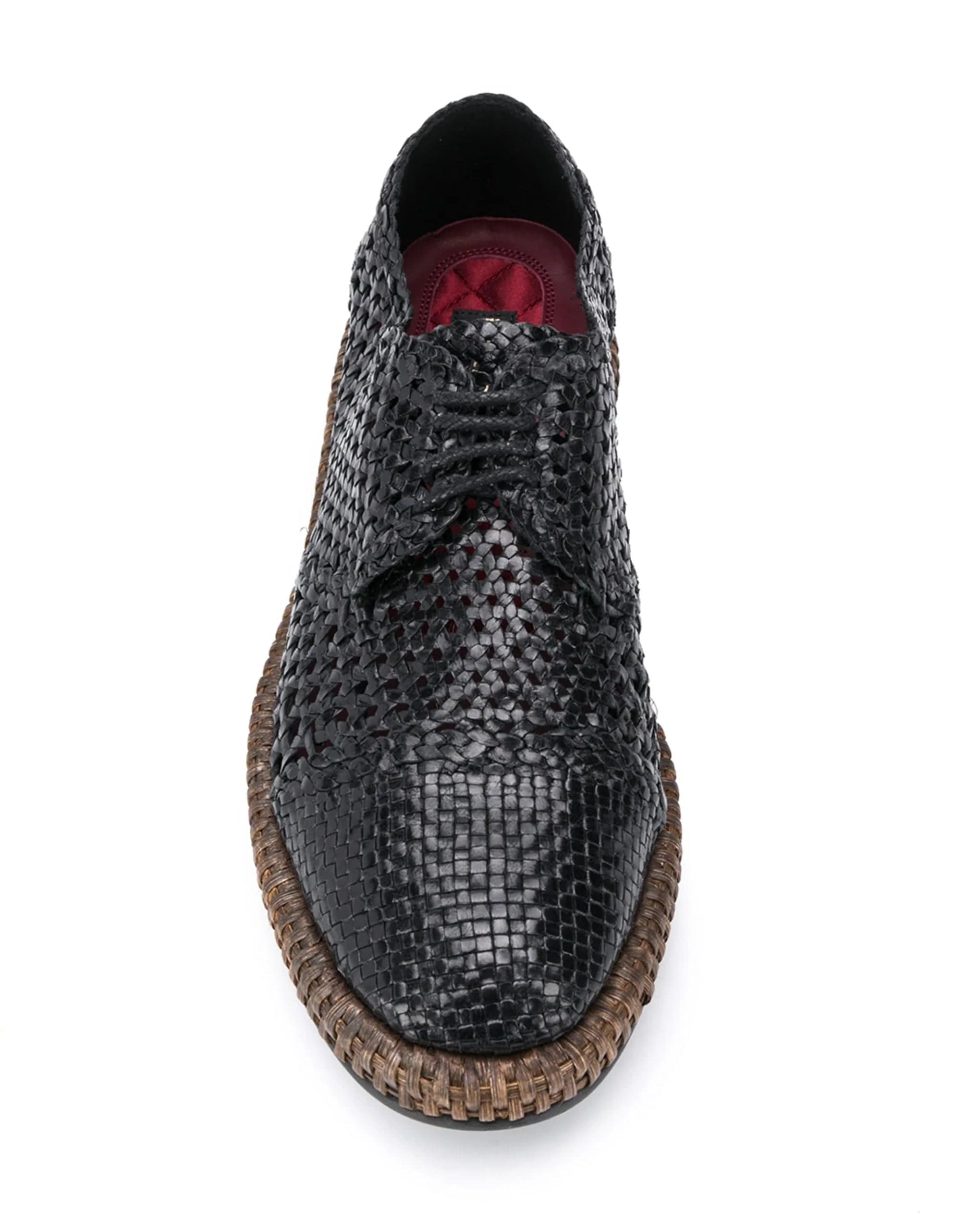 Dolce & Gabbana Braided Derby Lace-Up Shoes