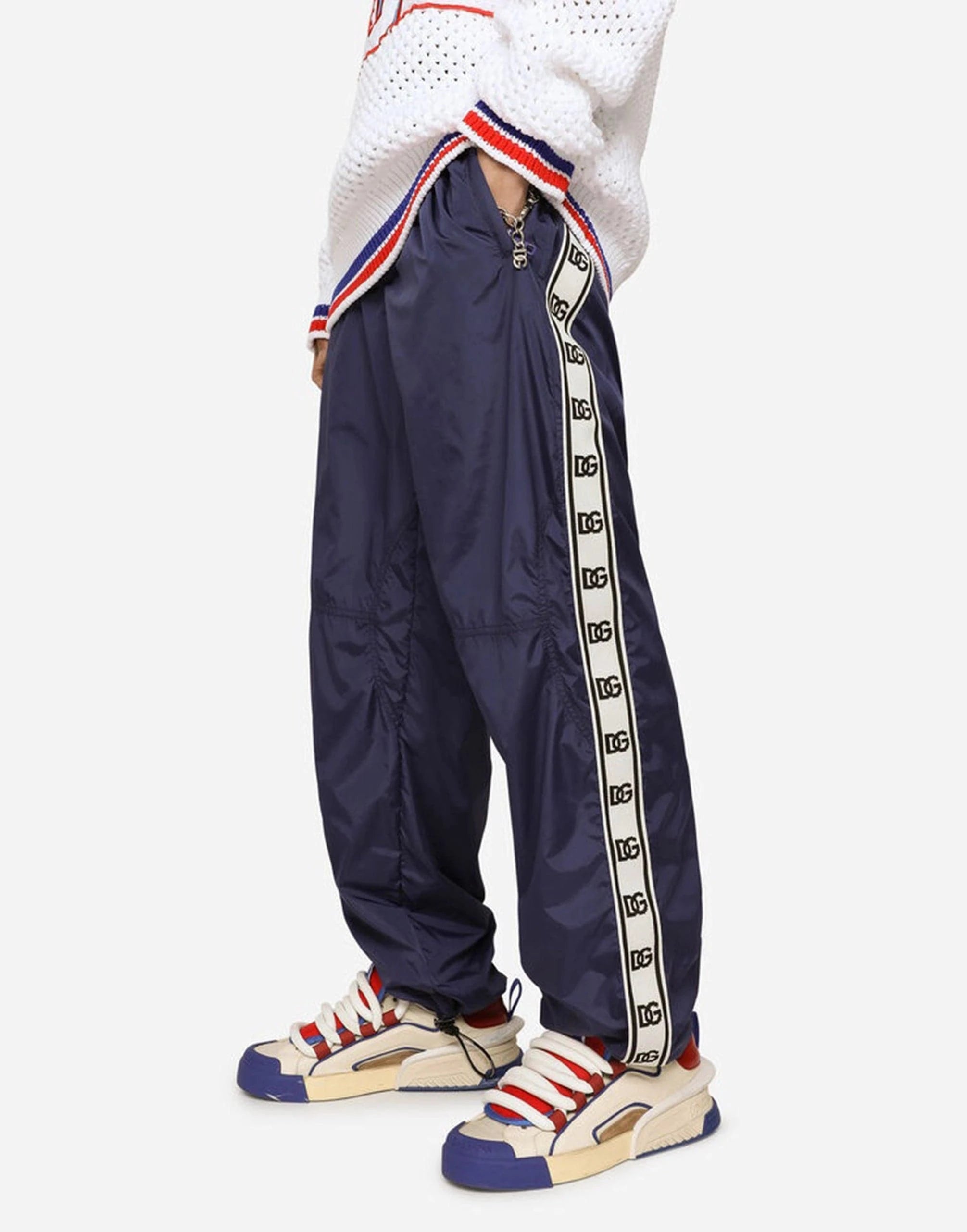 Dolce & Gabbana Branded Side-Bands Track Pants