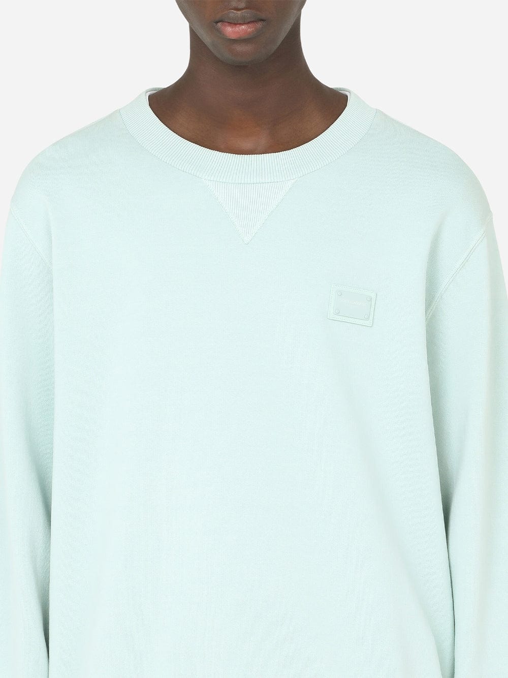 Dolce & Gabbana Branded Tag Jersey Sweatshirt