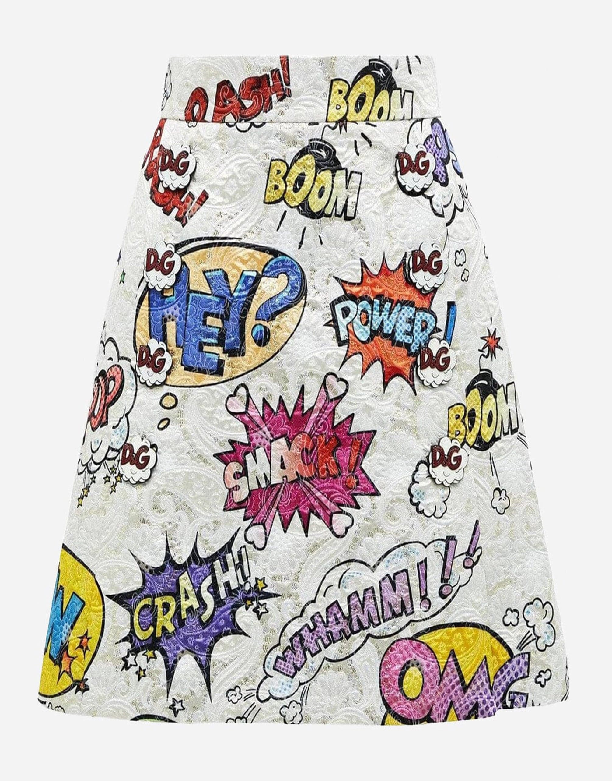 Dolce & Gabbana Brocade Cartoon-Print Mini Skirt | Sendegaro FR Dolce & Gabbana Brocade Cartoon-Print Mini Skirt | Sendegaro FR