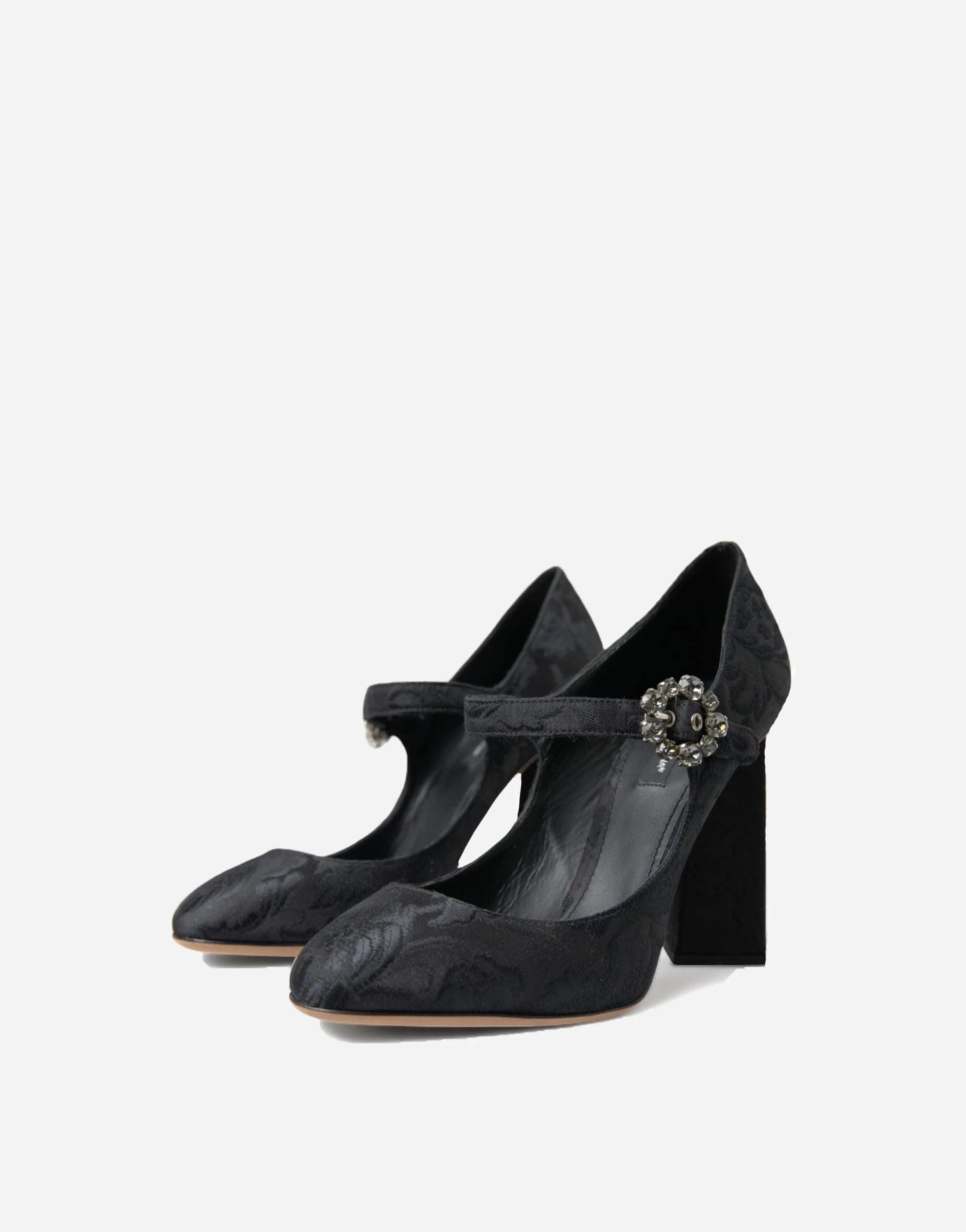 Boucle de cristal de brocade Mary Janes - alternate view
