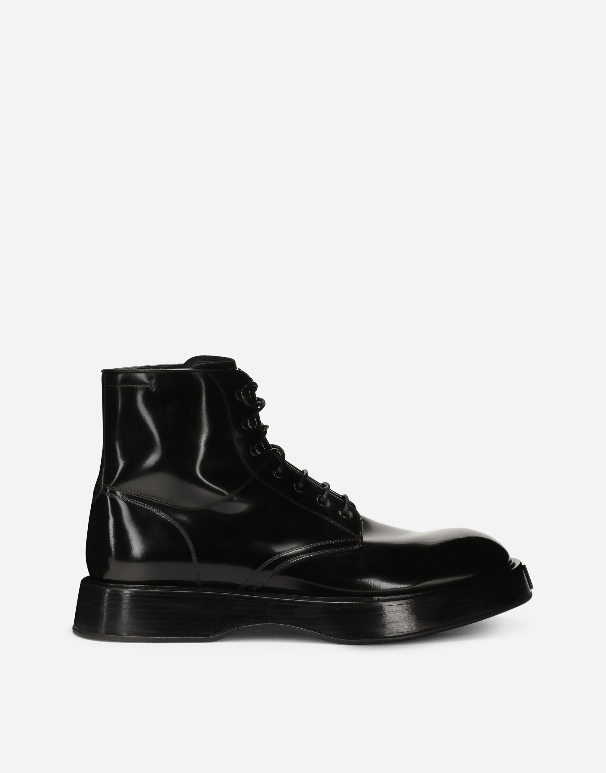 Dolce & Gabbana Brushed Calfskin Ankle Boots