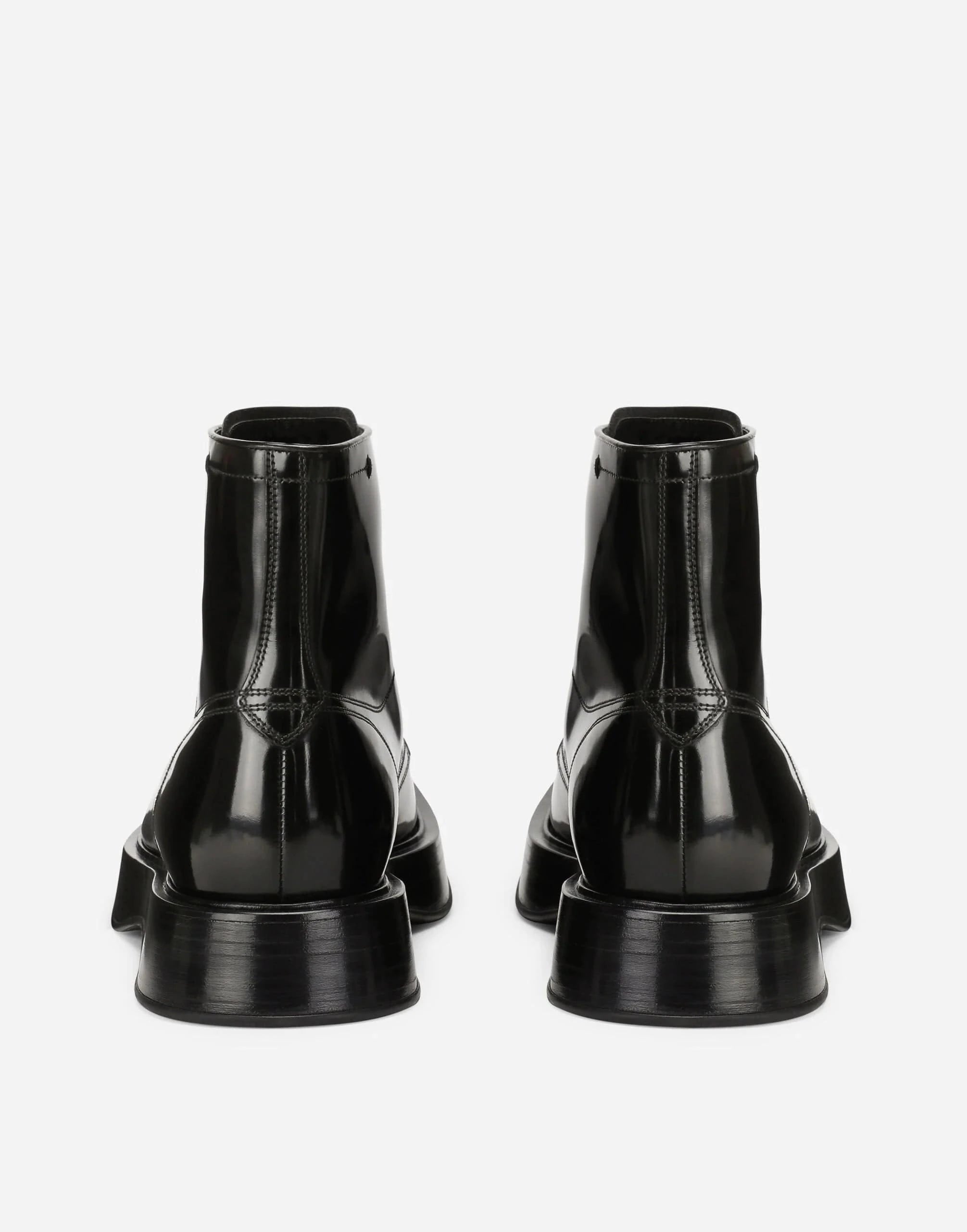Dolce & Gabbana Brushed Calfskin Ankle Boots