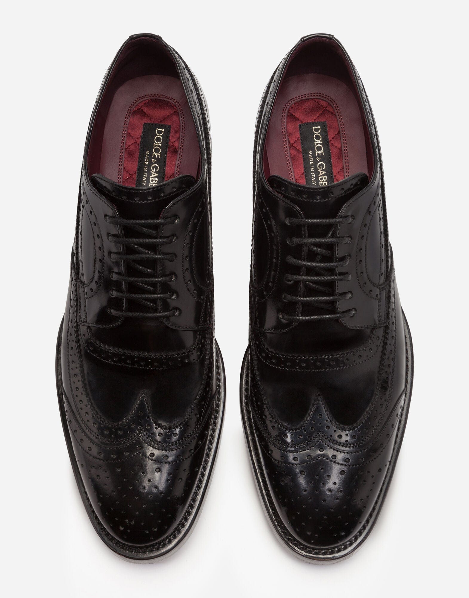 Dolce & Gabbana Brushed Calfskin Derby Brogues