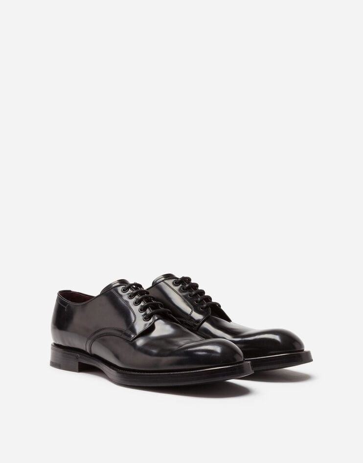 Dolce & Gabbana Brushed Leather Derby Shoes