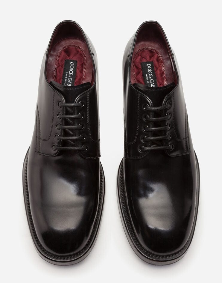 Dolce & Gabbana Brushed Leather Derby Shoes