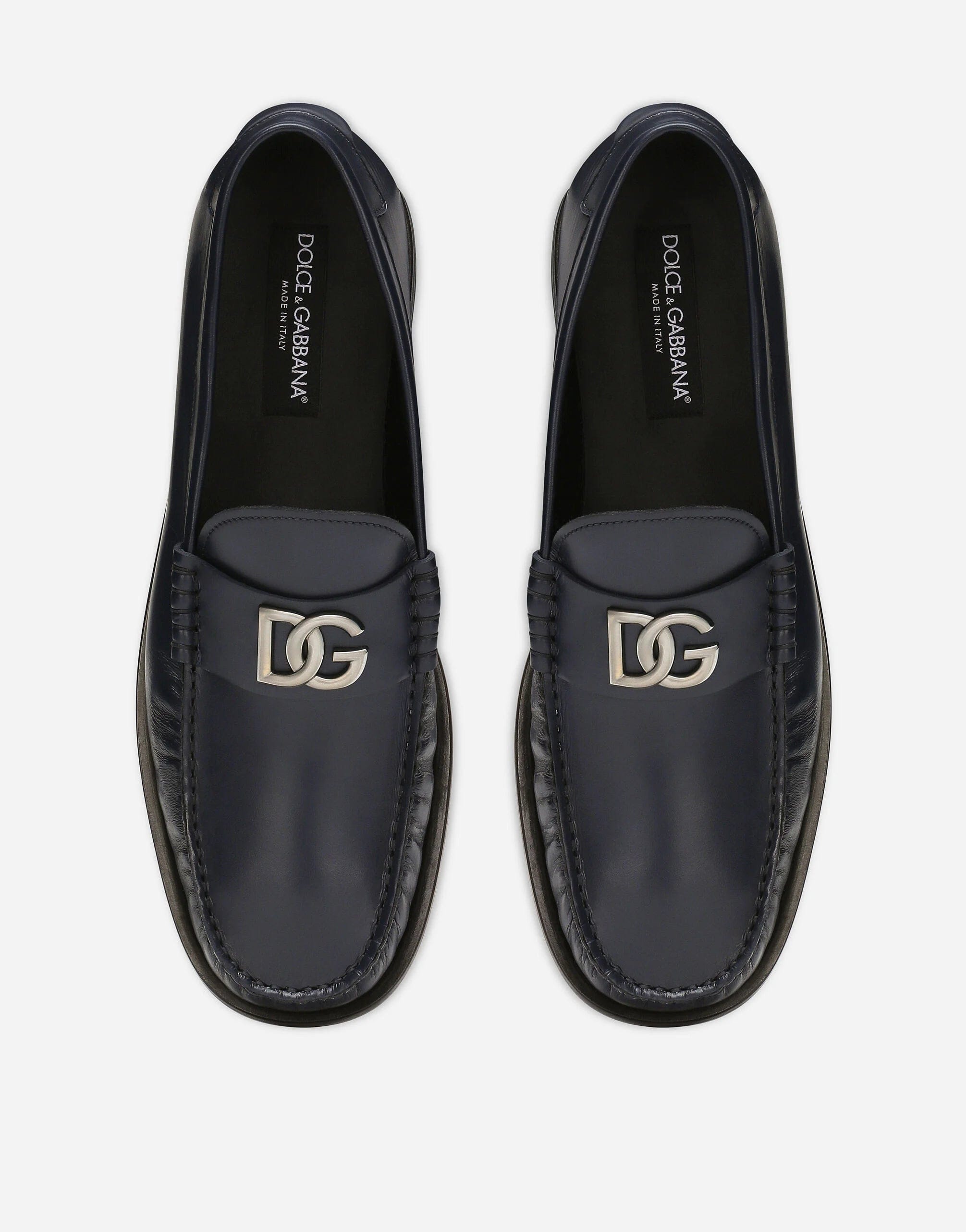 Dolce & Gabbana Brushed Leather Loafers