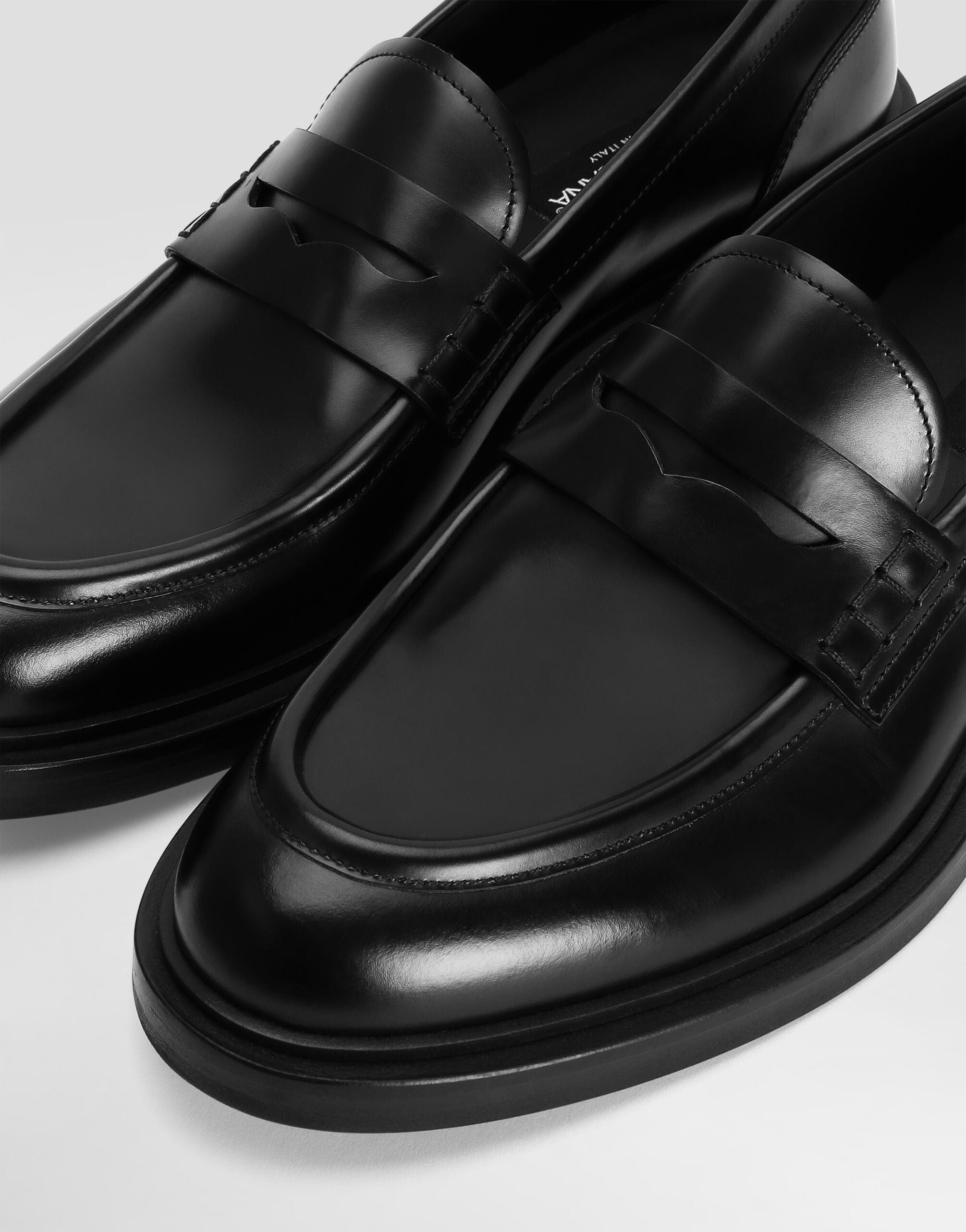 Dolce & Gabbana Brushed Leather Loafers