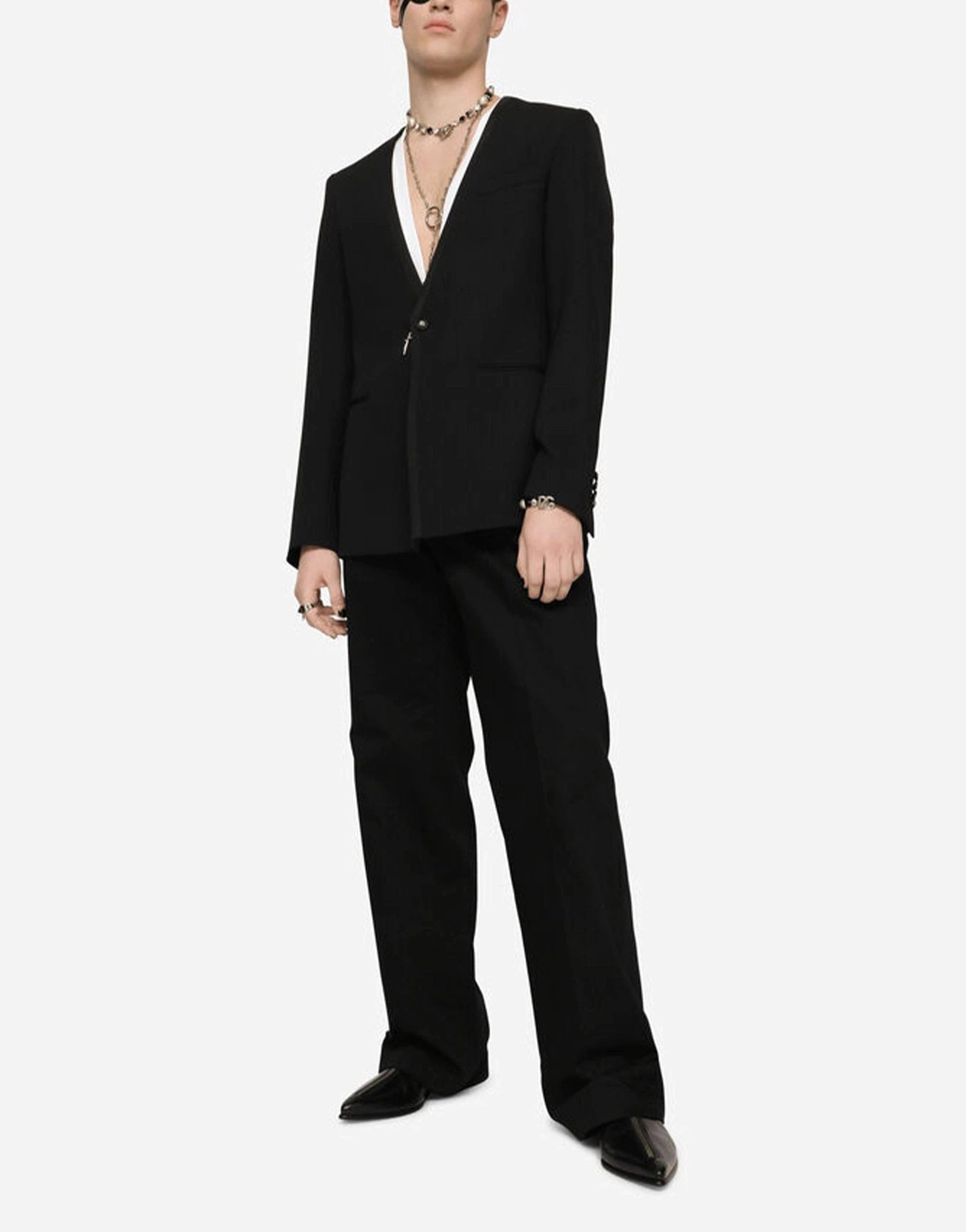 Dolce & Gabbana Brushed Leather Zip-Up Ankle Boots