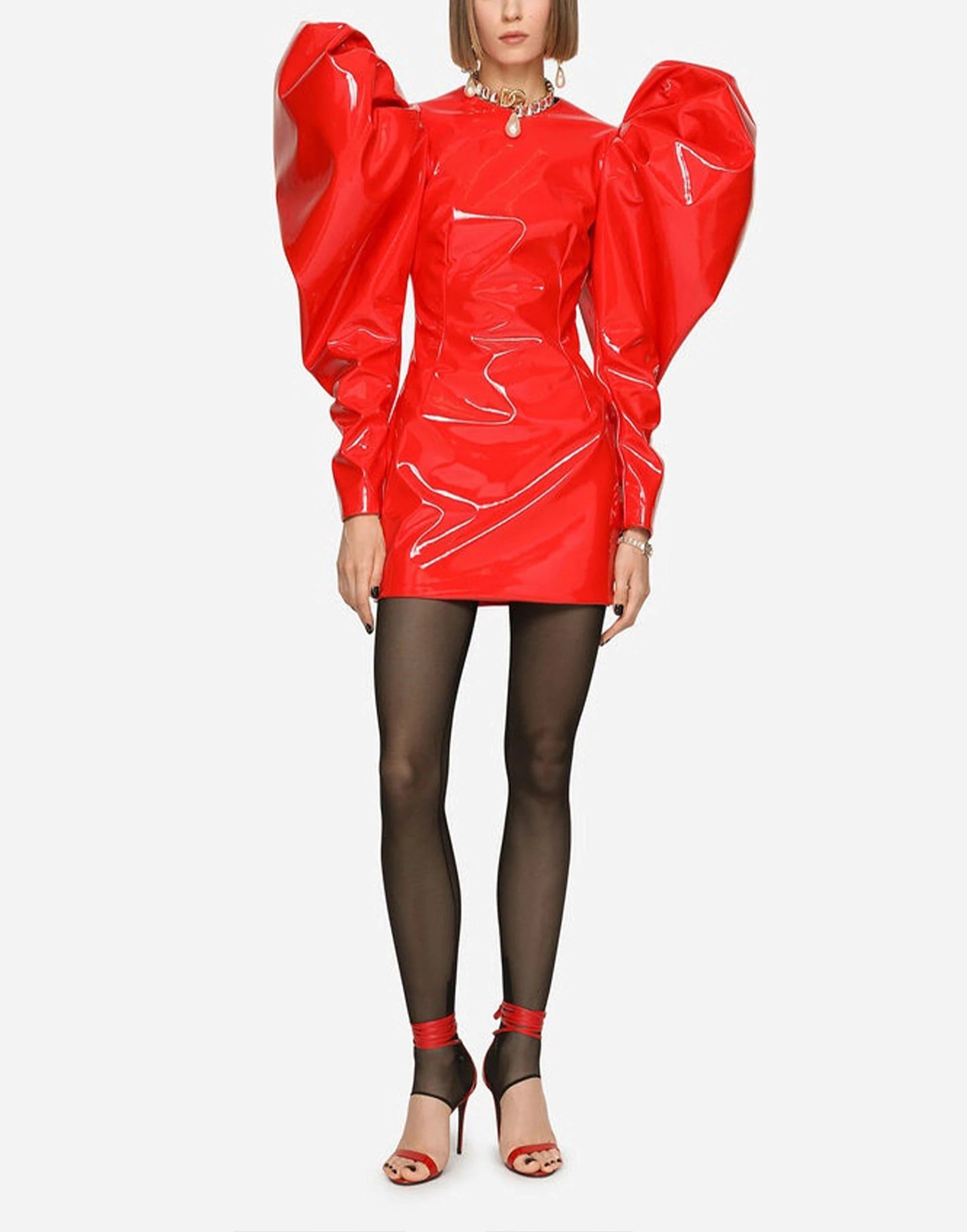 Dolce & Gabbana Butterfly Sleeves Mini Dress