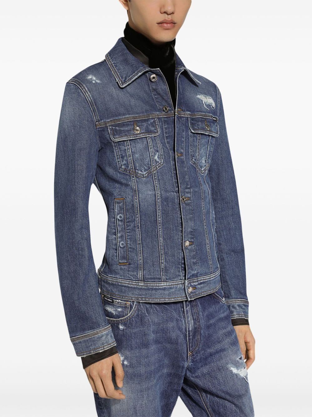 Dolce & Gabbana Buttoned Denim Jacket