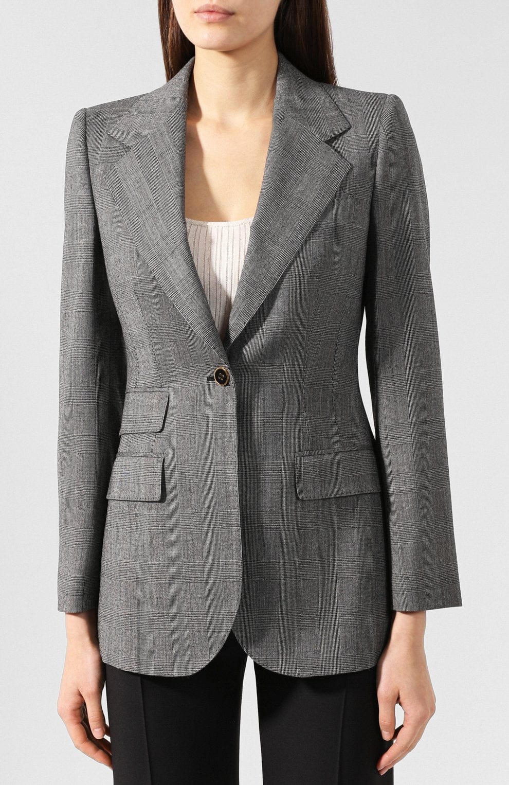 Dolce & Gabbana Buttoned Long-Sleeve Blazer