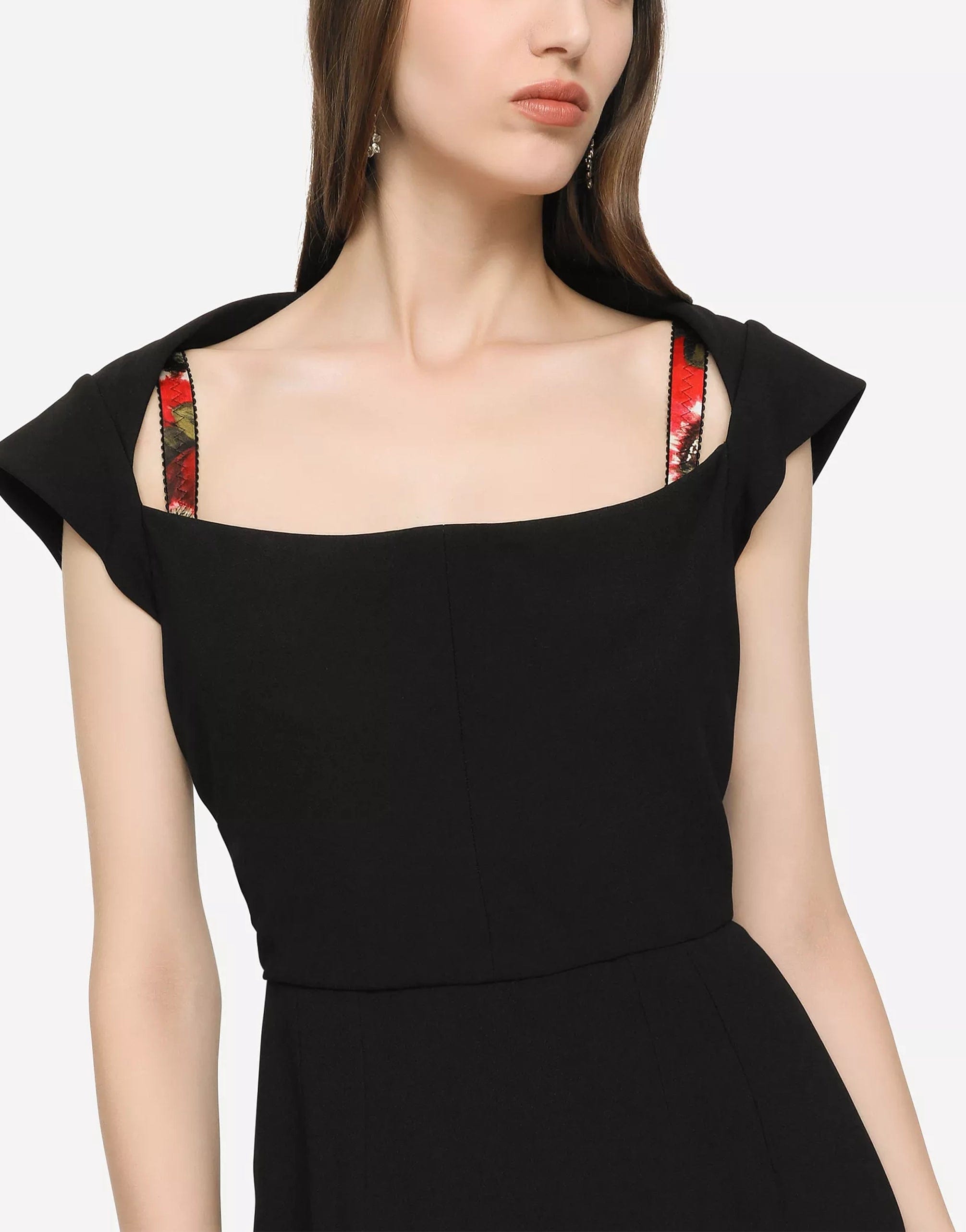 Dolce & Gabbana Cady Fabric Midi Dress