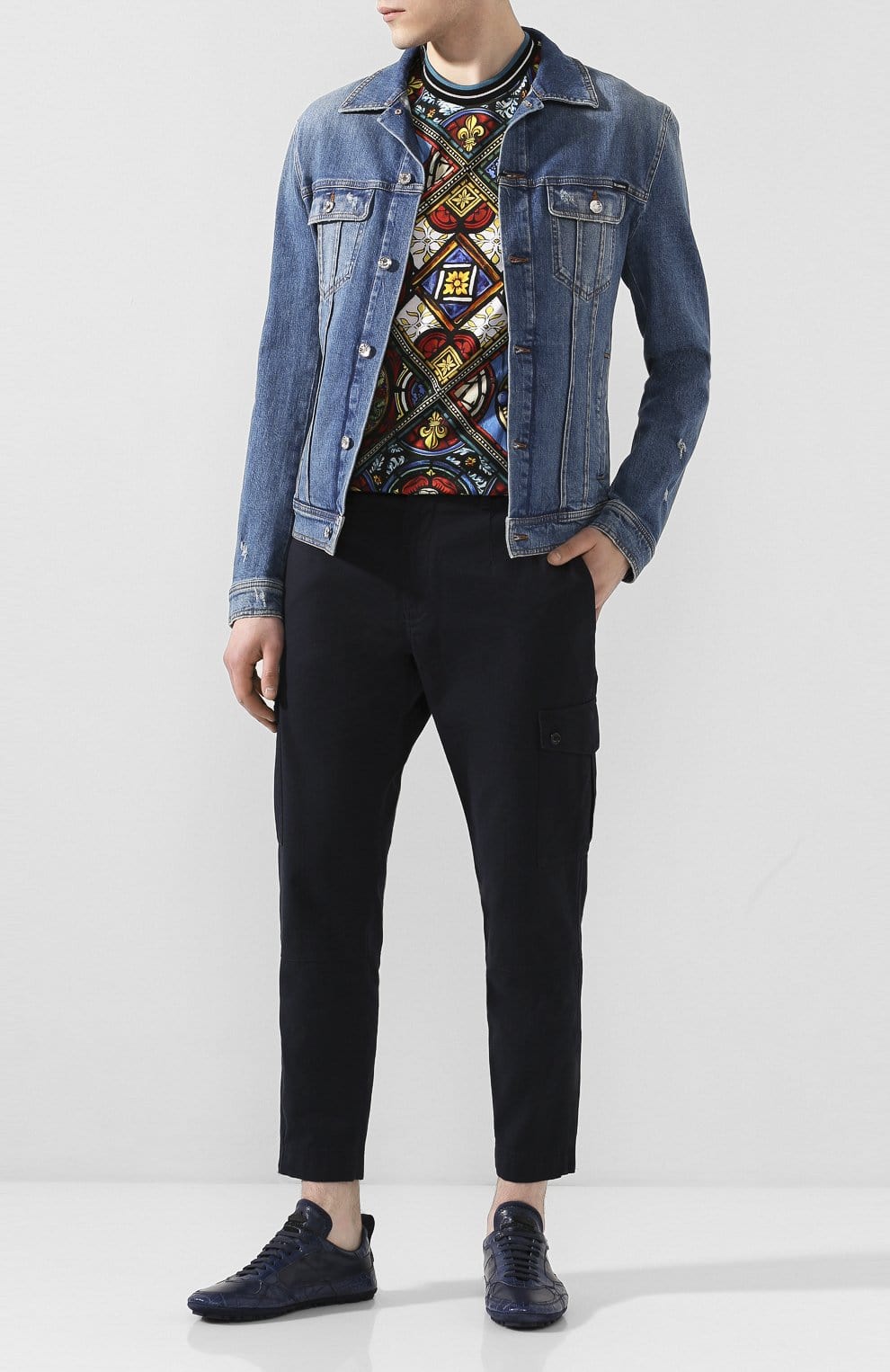 Dolce & Gabbana カイマンレザースニーカー | Sendegaro JP Dolce & Gabbana カイマンレザースニーカー | Sendegaro JP