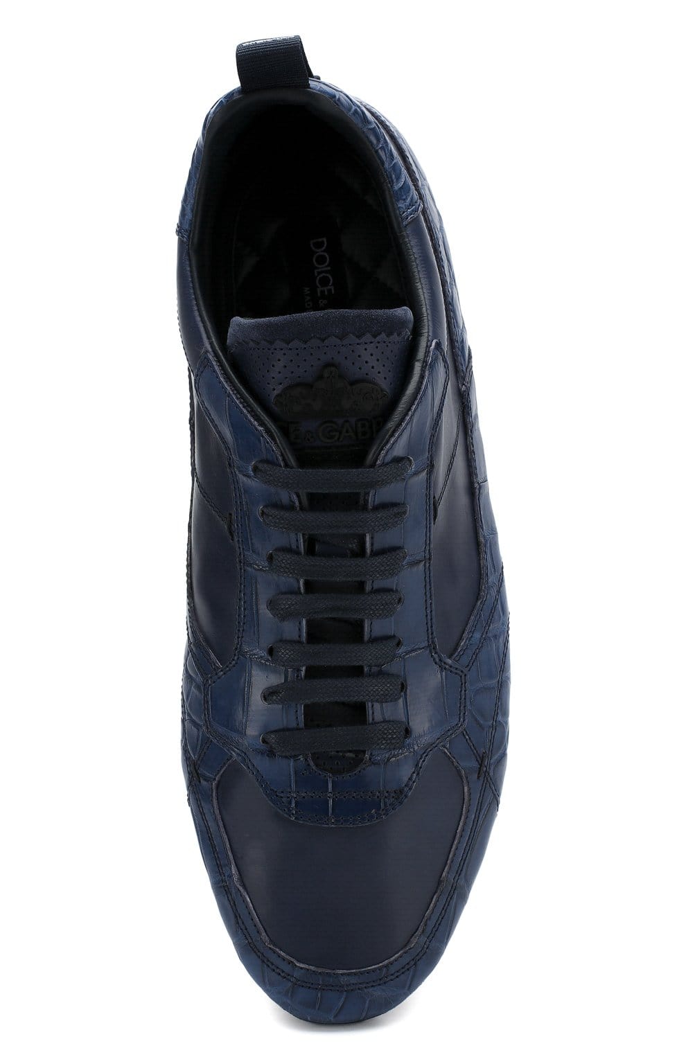 Dolce & Gabbana カイマンレザースニーカー | Sendegaro JP