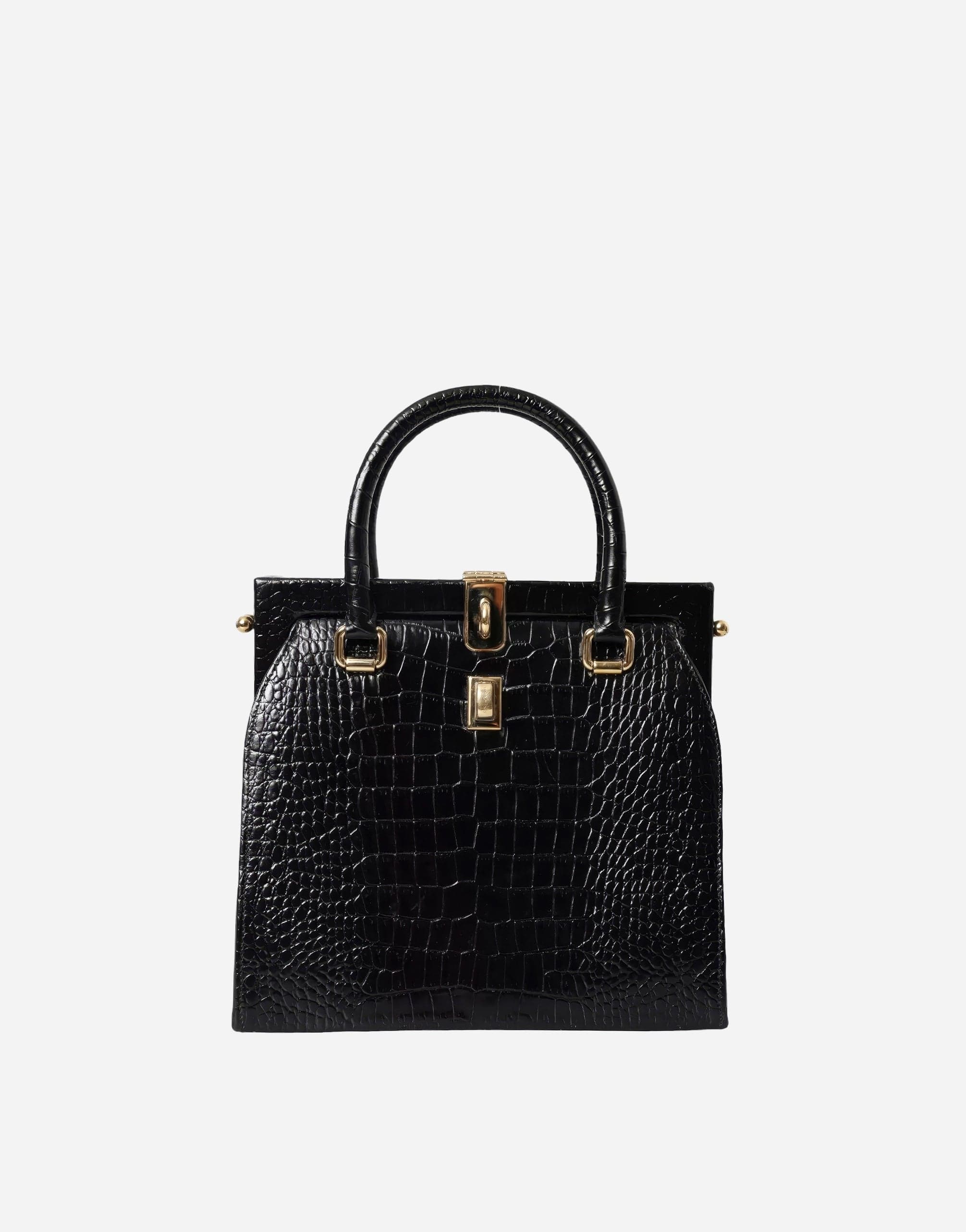 Dolce & Gabbana Caiman Top Handle Tote