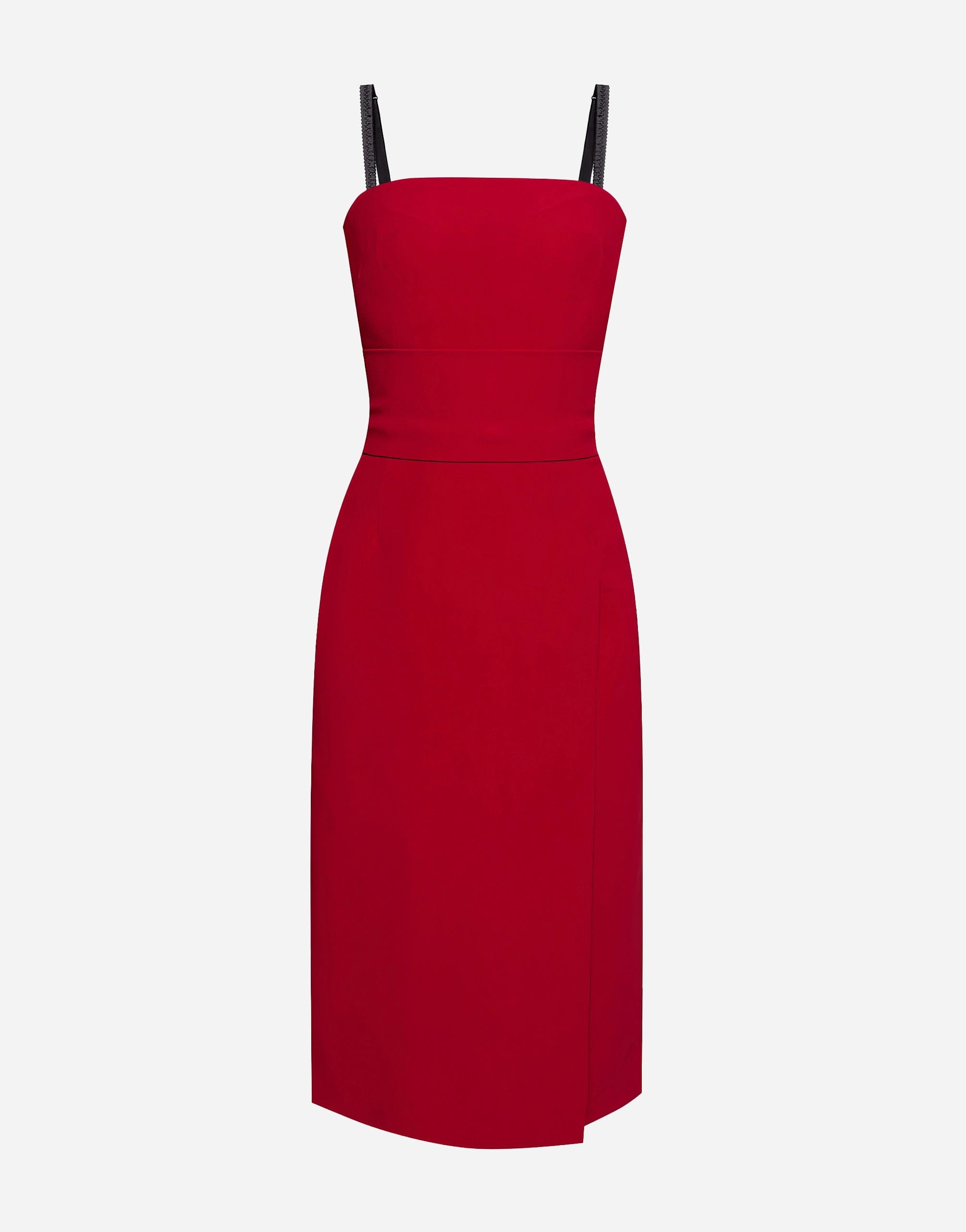 Dolce & Gabbana Calf-Length Cady Dress With Slit