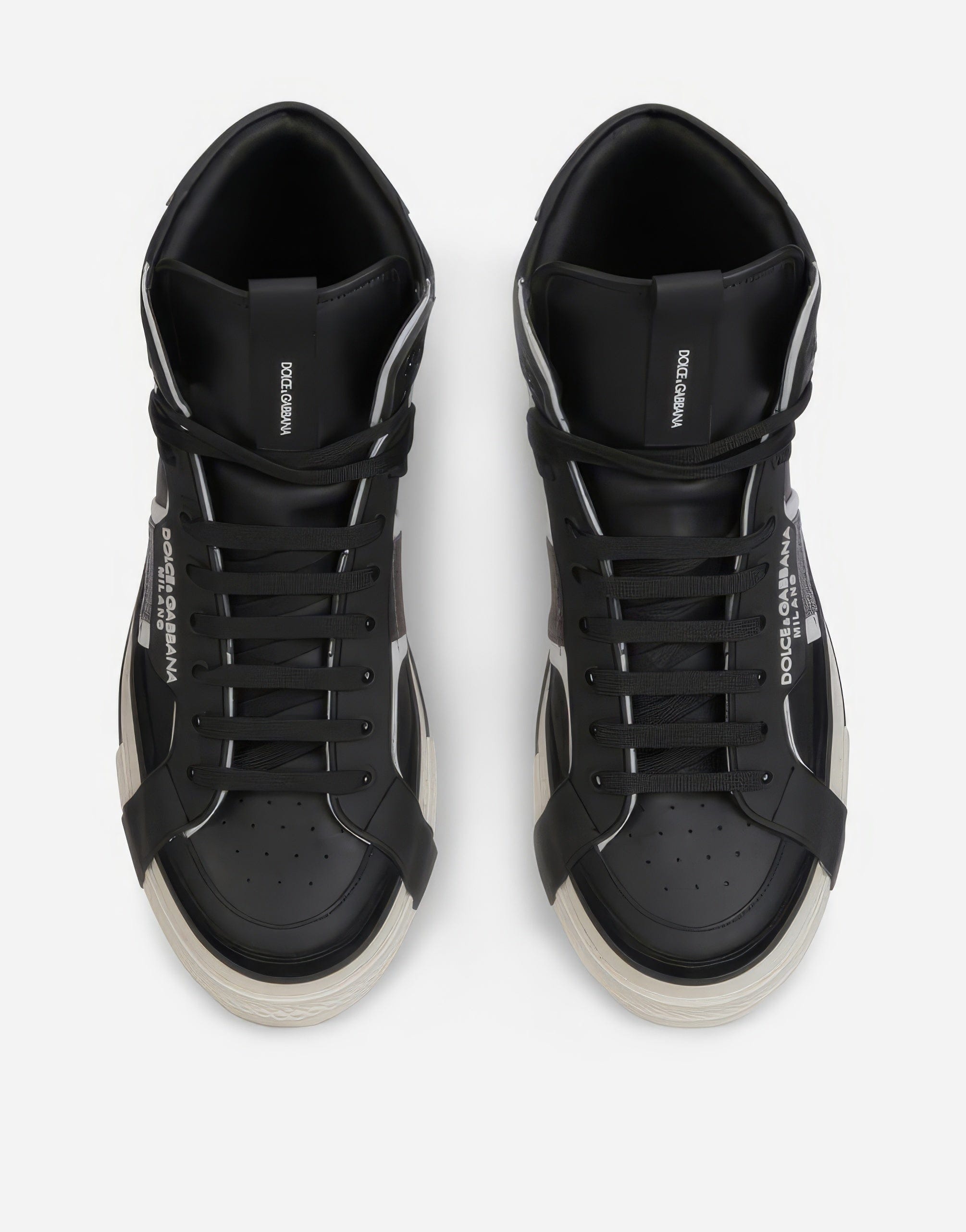 Dolce & Gabbana Calfskin 2.Zero Custom High-Top Sneakers