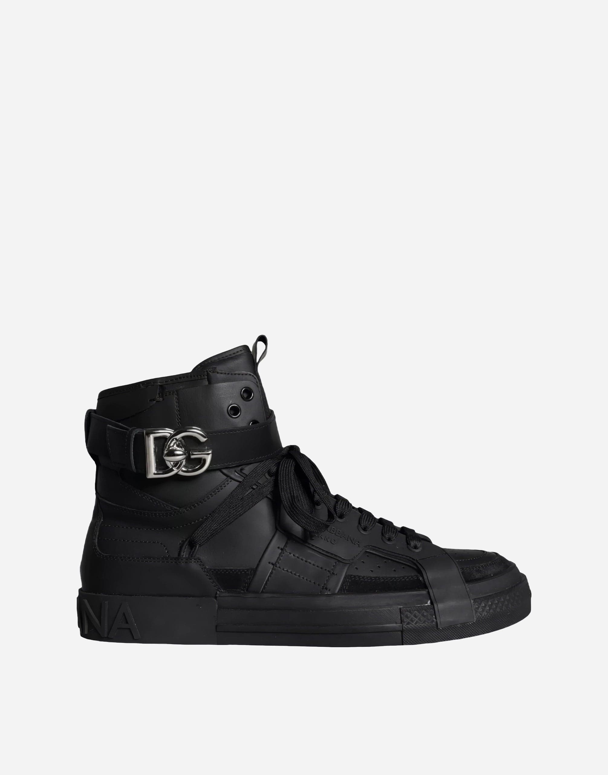 Dolce & Gabbana Calfskin 2.Zero Custom High-Top Sneakers