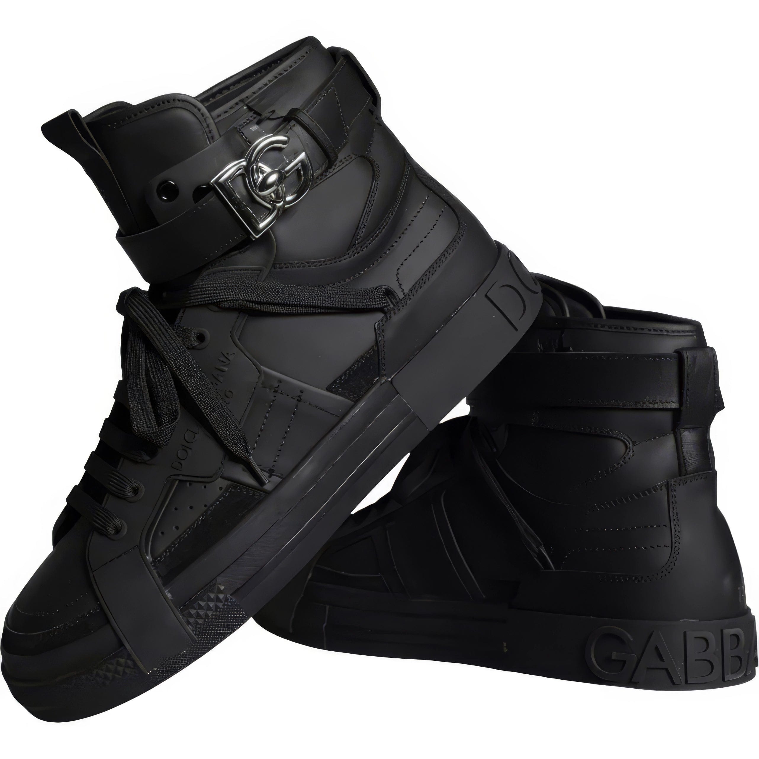 Dolce & Gabbana Calfskin 2.Zero Custom High-Top Sneakers