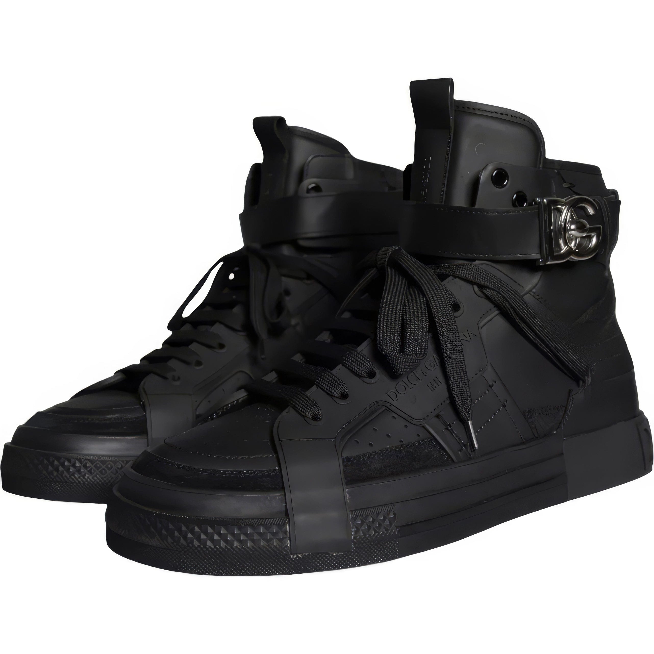 Dolce & Gabbana Calfskin 2.Zero Custom High-Top Sneakers