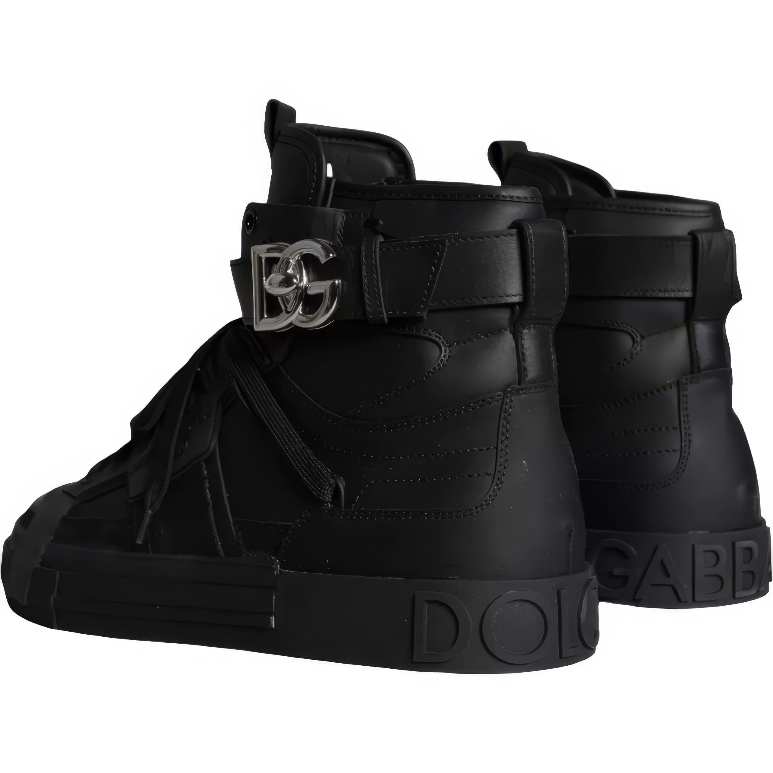 Dolce & Gabbana Calfskin 2.Zero Custom High-Top Sneakers