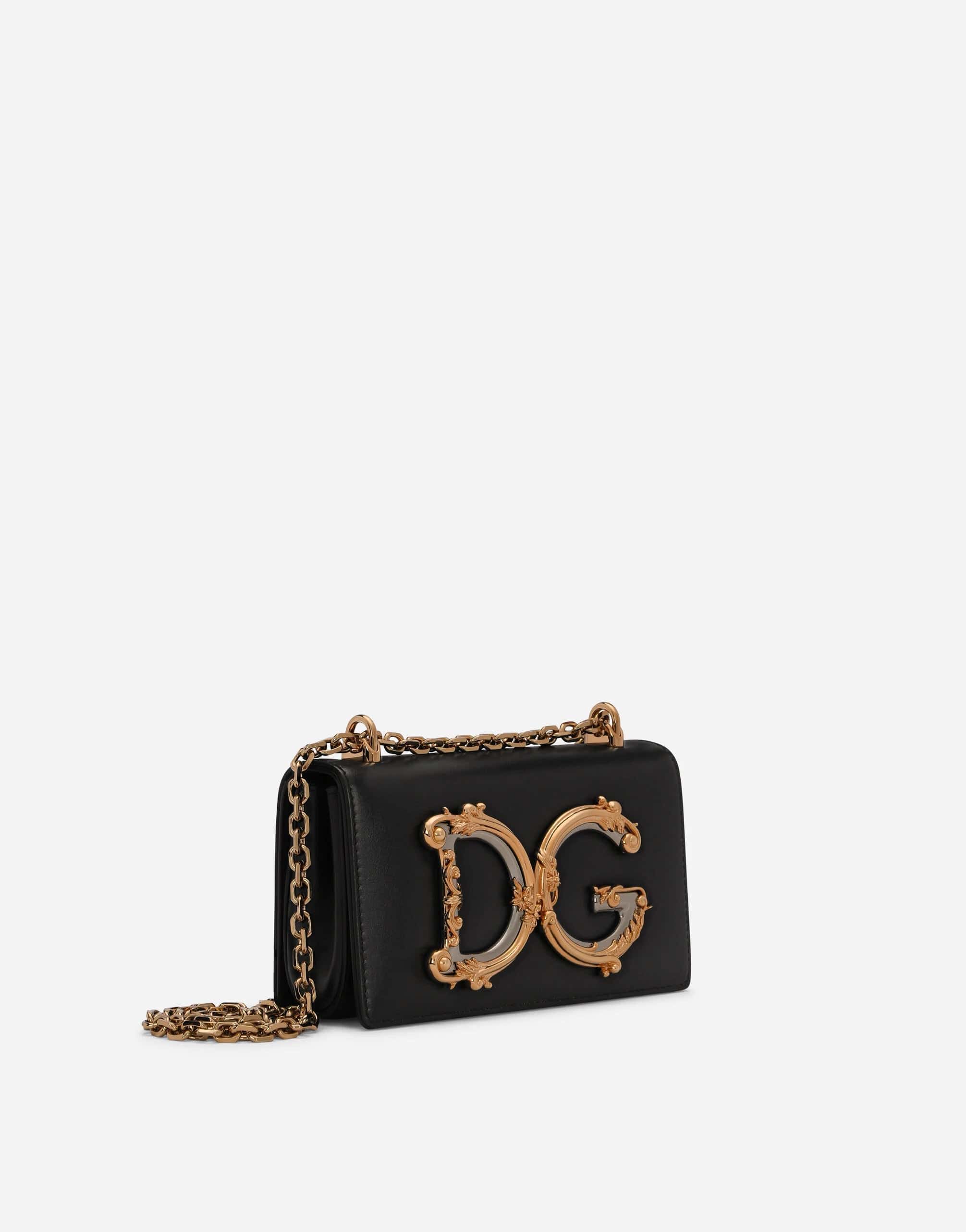 Dolce & Gabbana Calfskin DG Girls Phone Bag