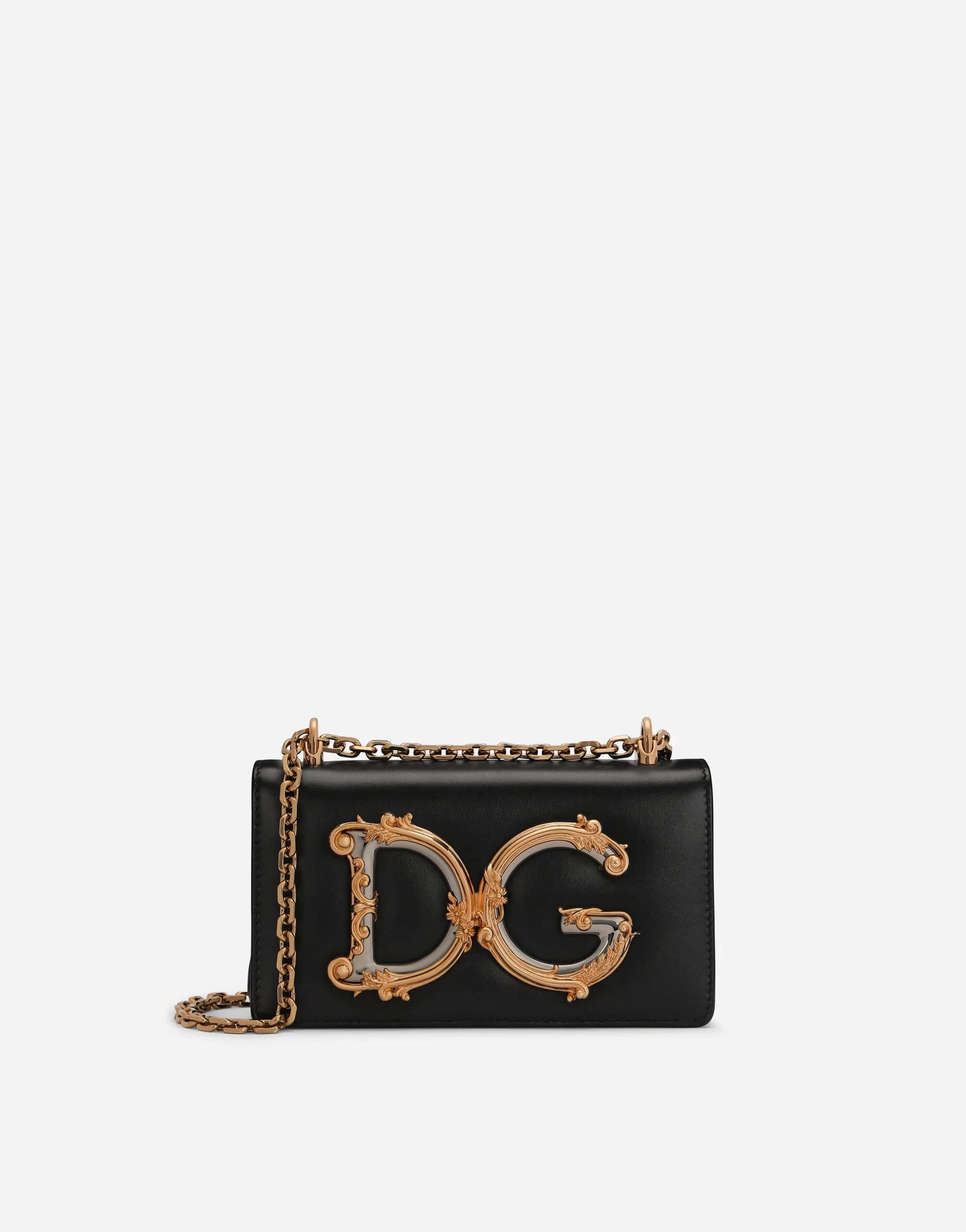 Dolce & Gabbana Calfskin DG Girls Phone Bag