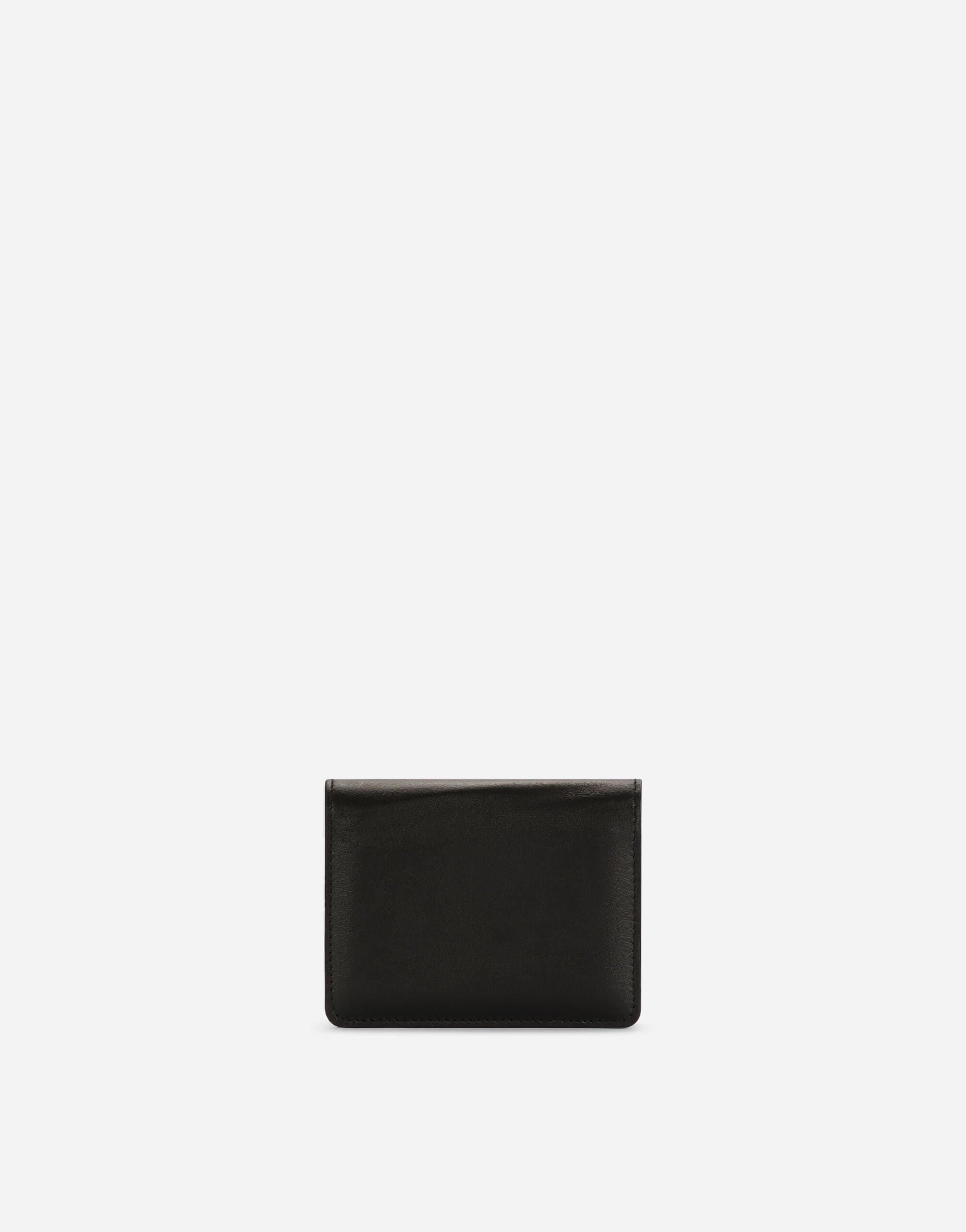 Dolce & Gabbana Calfskin Embossed DG Logo Wallet