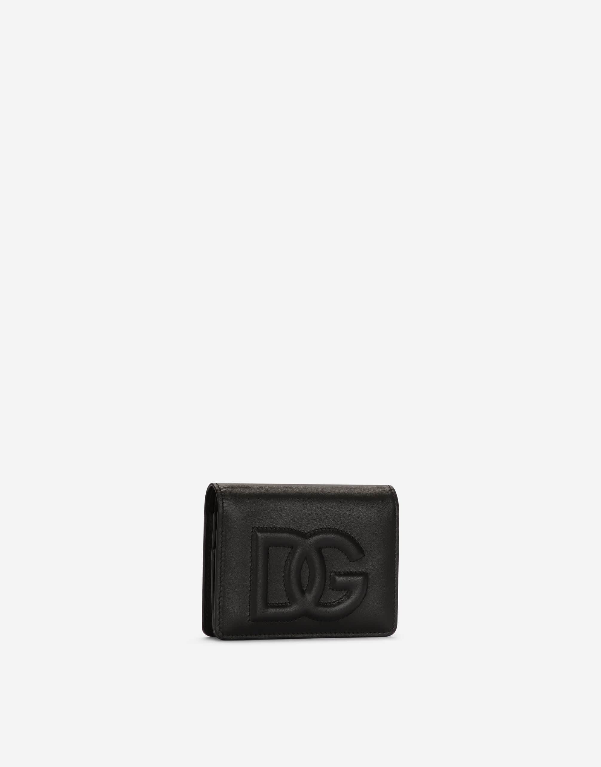 Dolce & Gabbana Calfskin Embossed DG Logo Wallet