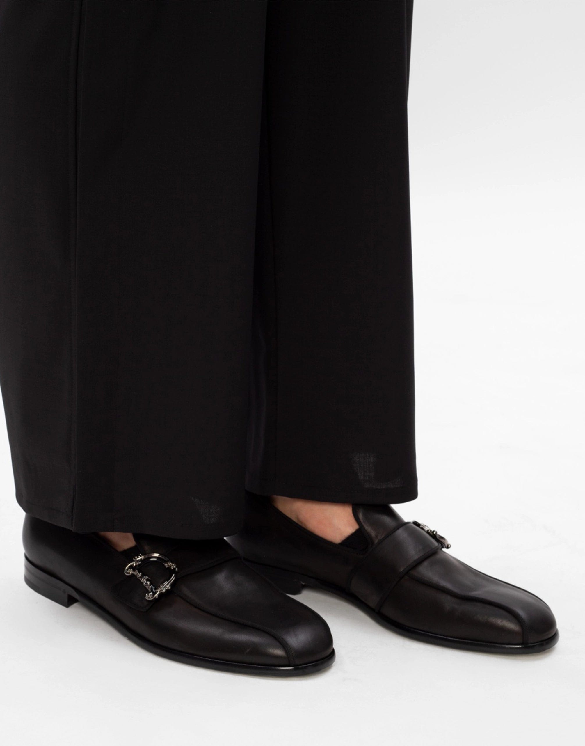 Dolce & Gabbana Calfskin Loafers With DG Logo