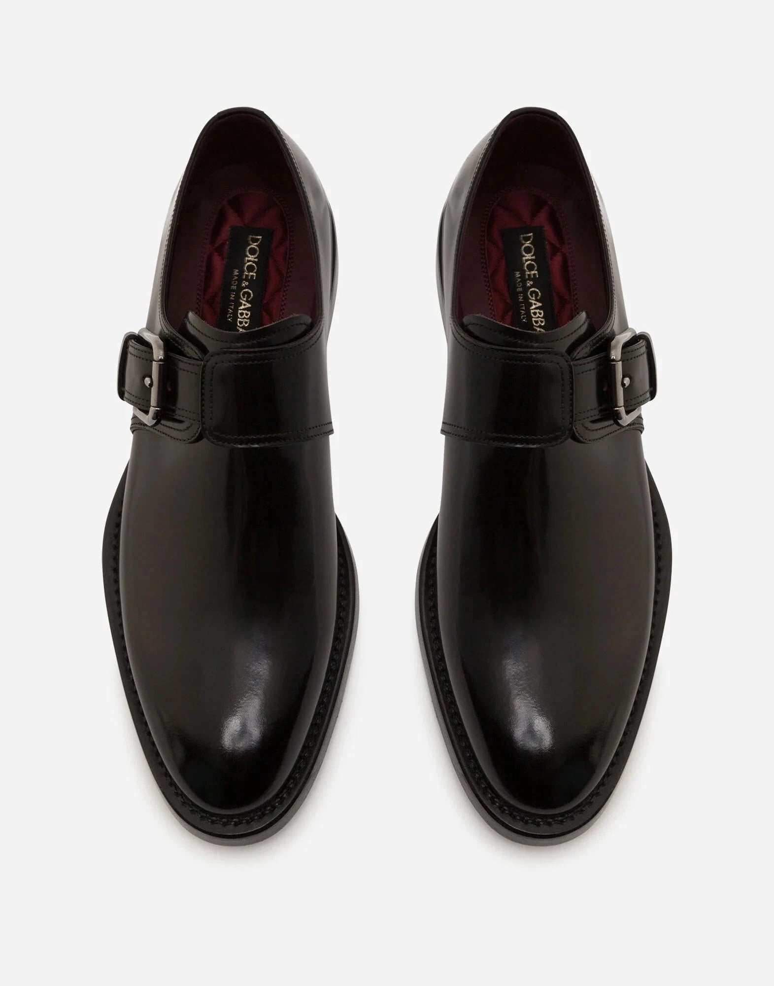 Dolce & Gabbana Calfskin Monk-Strap Shoes