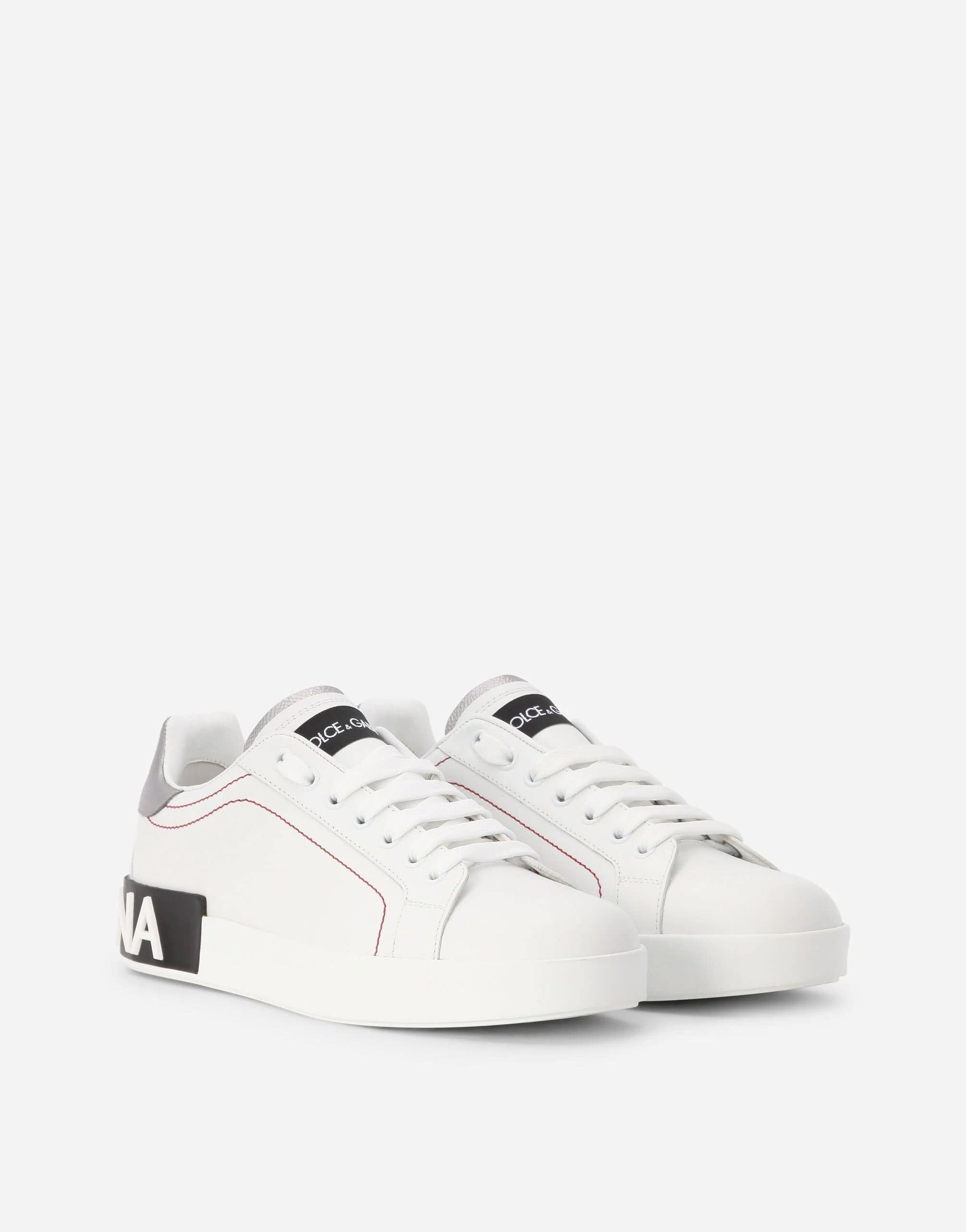 Dolce & Gabbana Calfskin Nappa Portofino Sneakers