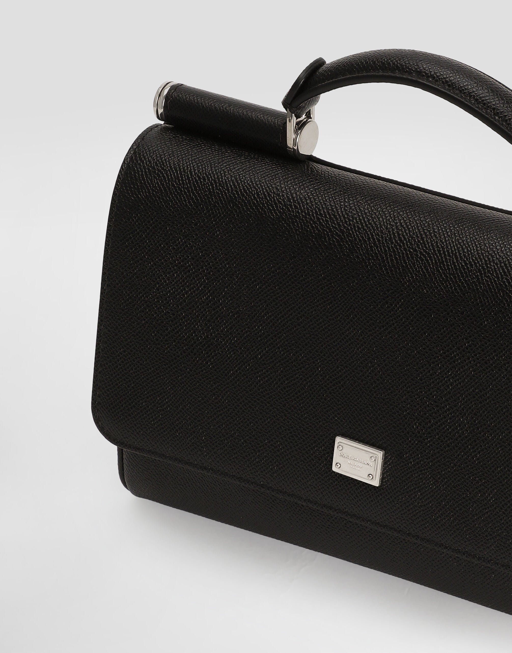 Dolce & Gabbana Calfskin Sicily Bag Shoulder Bag