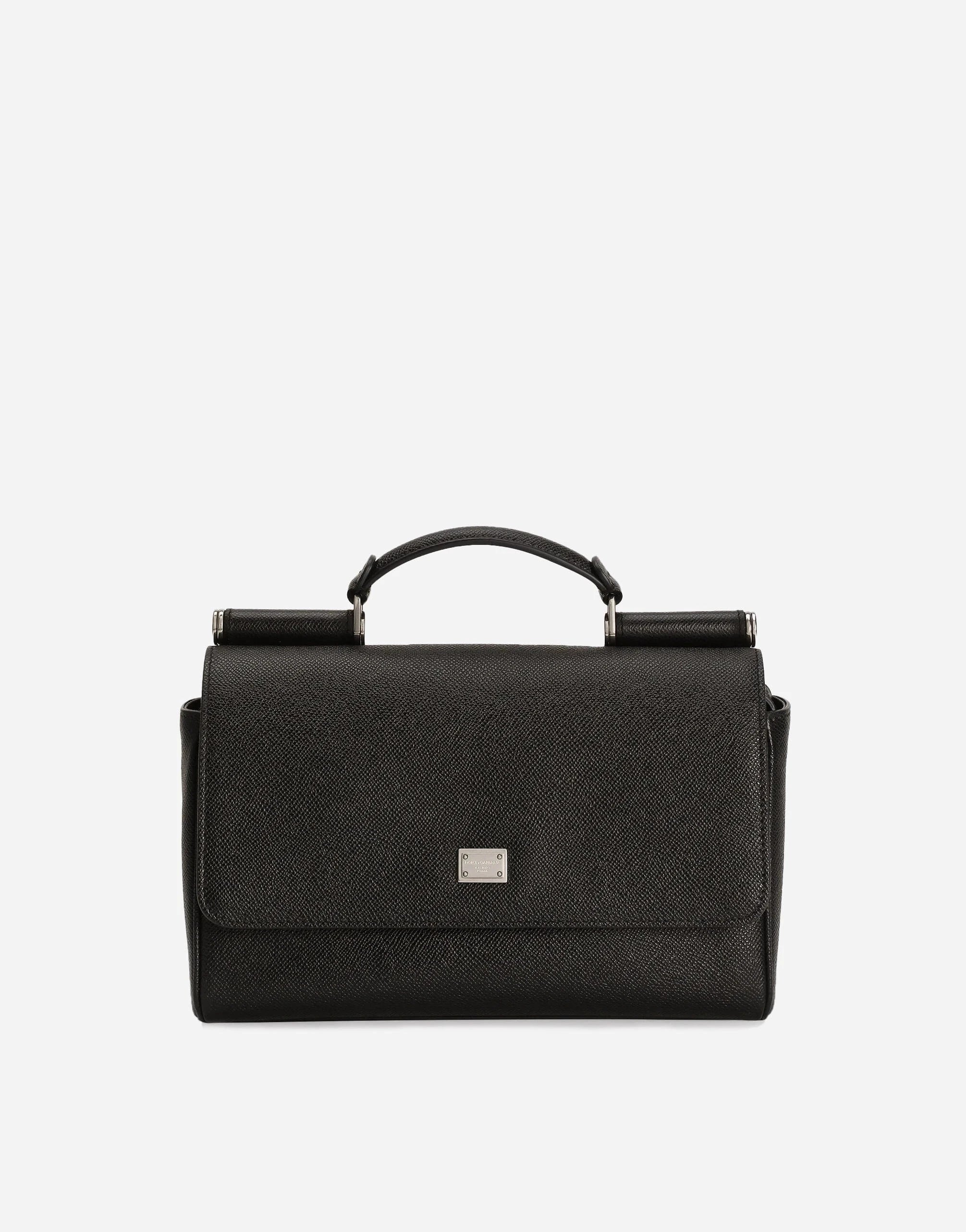 Dolce & Gabbana Calfskin Sicily Bag Shoulder Bag