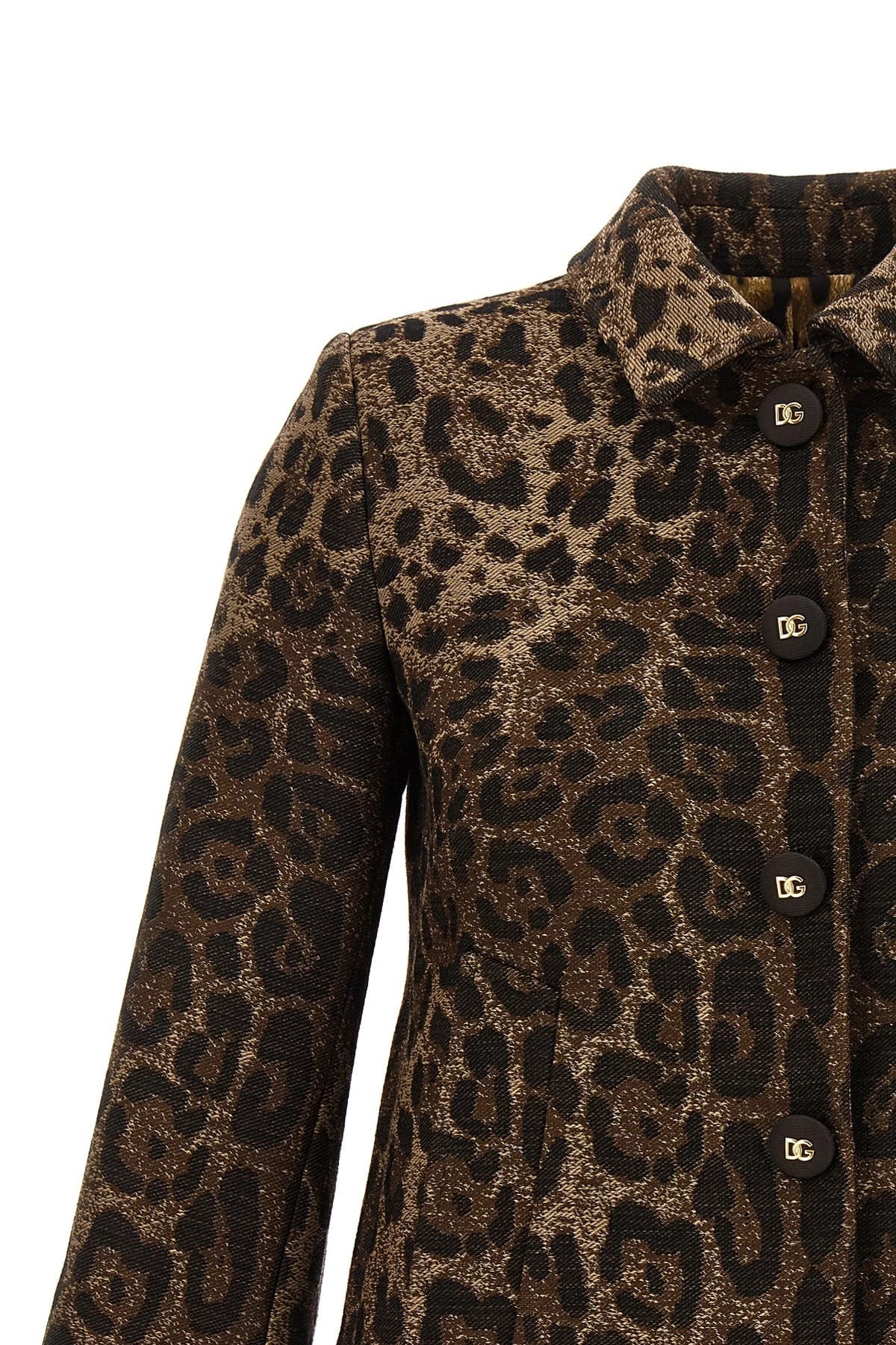 Dolce & Gabbana Dolce & Gabbana Camel Collection Cropped Blazer