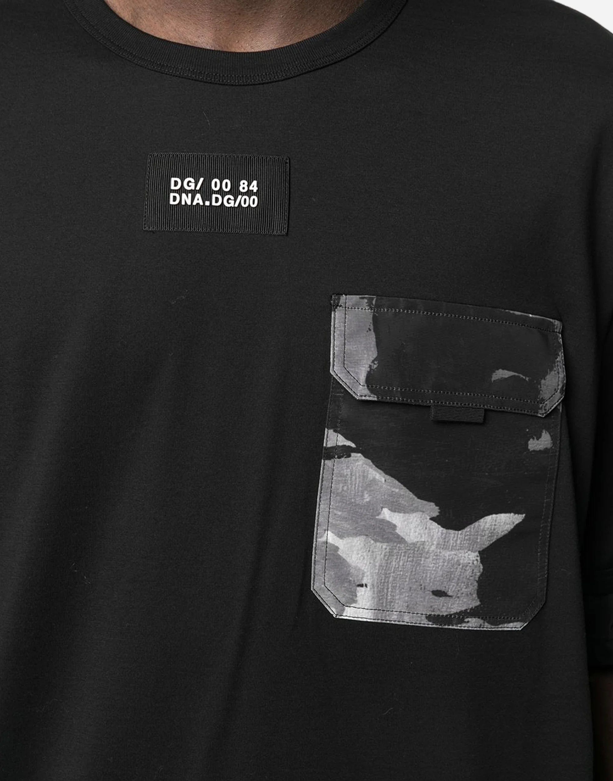Camo Layered Detail T-Shirt
