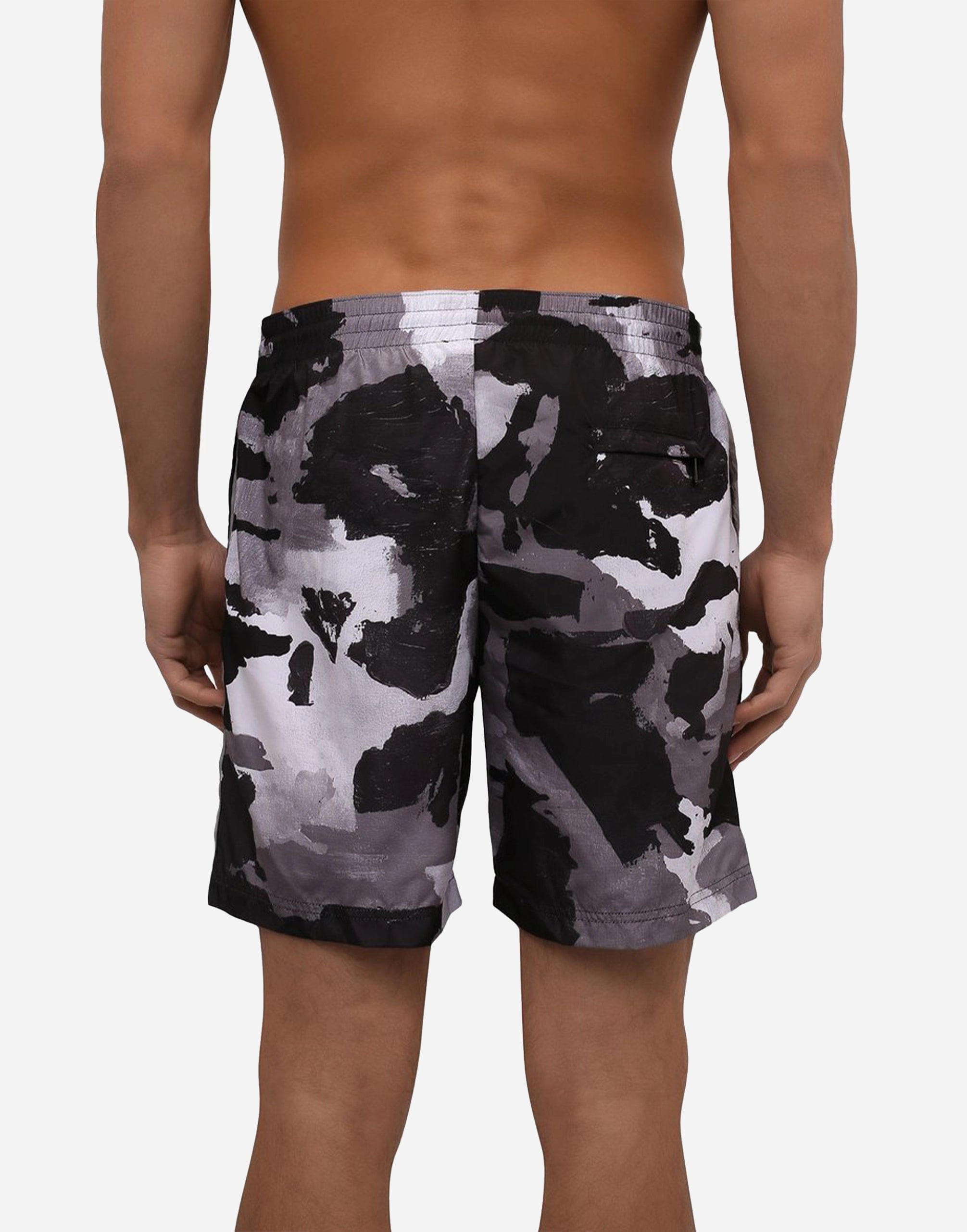 Dolce & Gabbana Camouflage DG Logo Swim Shorts