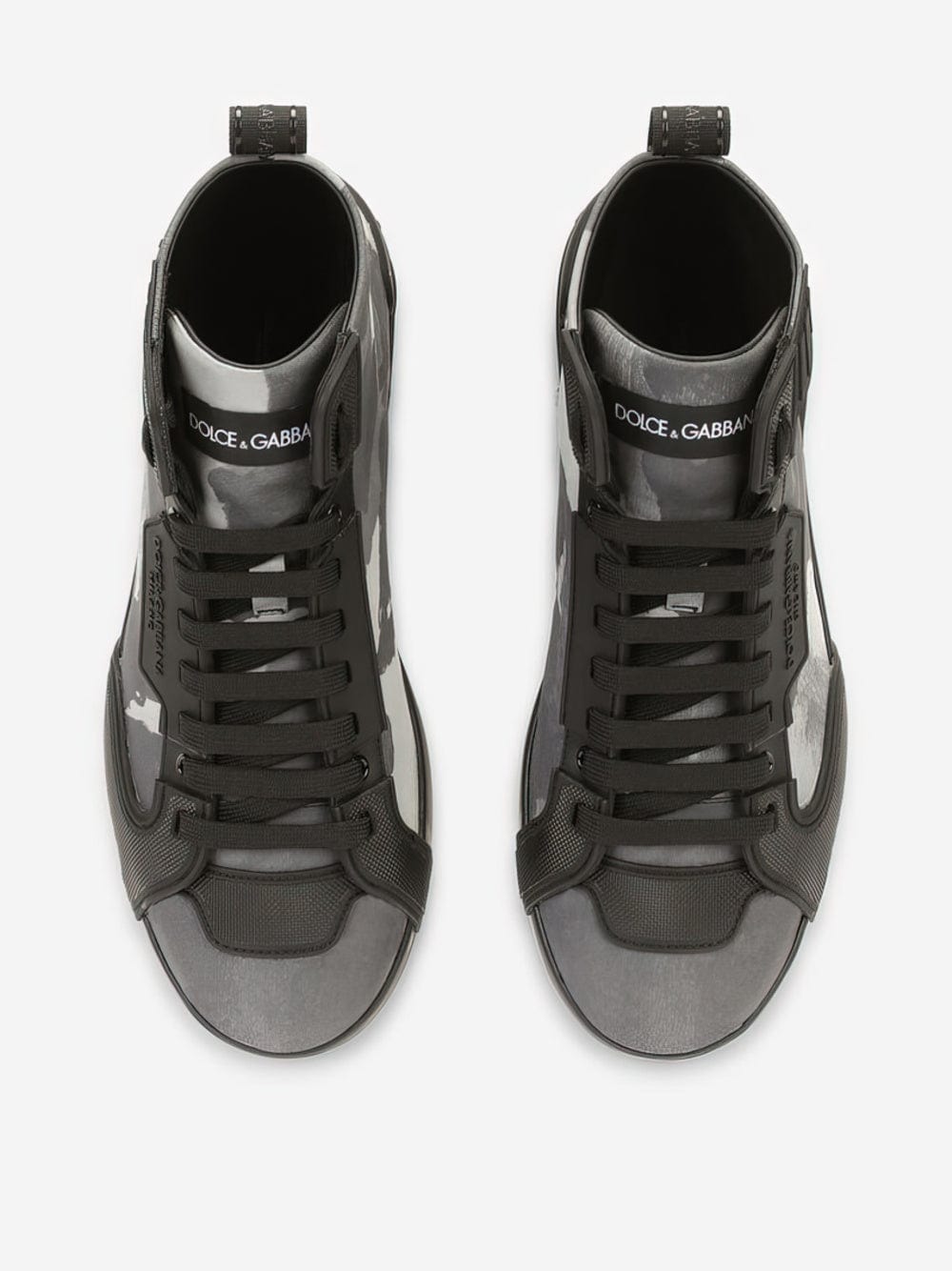 Dolce & Gabbana Camouflage High-Top Sneakers