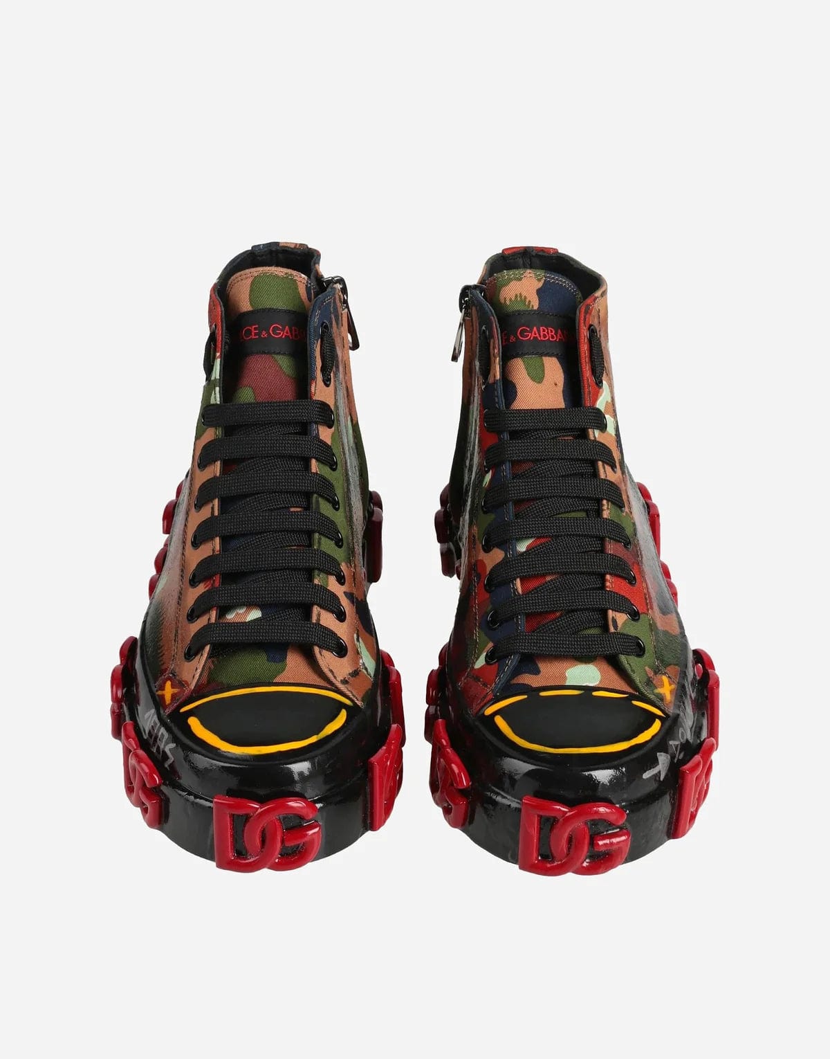 Dolce & Gabbana Camouflage High Top Sneakers (Dupe)