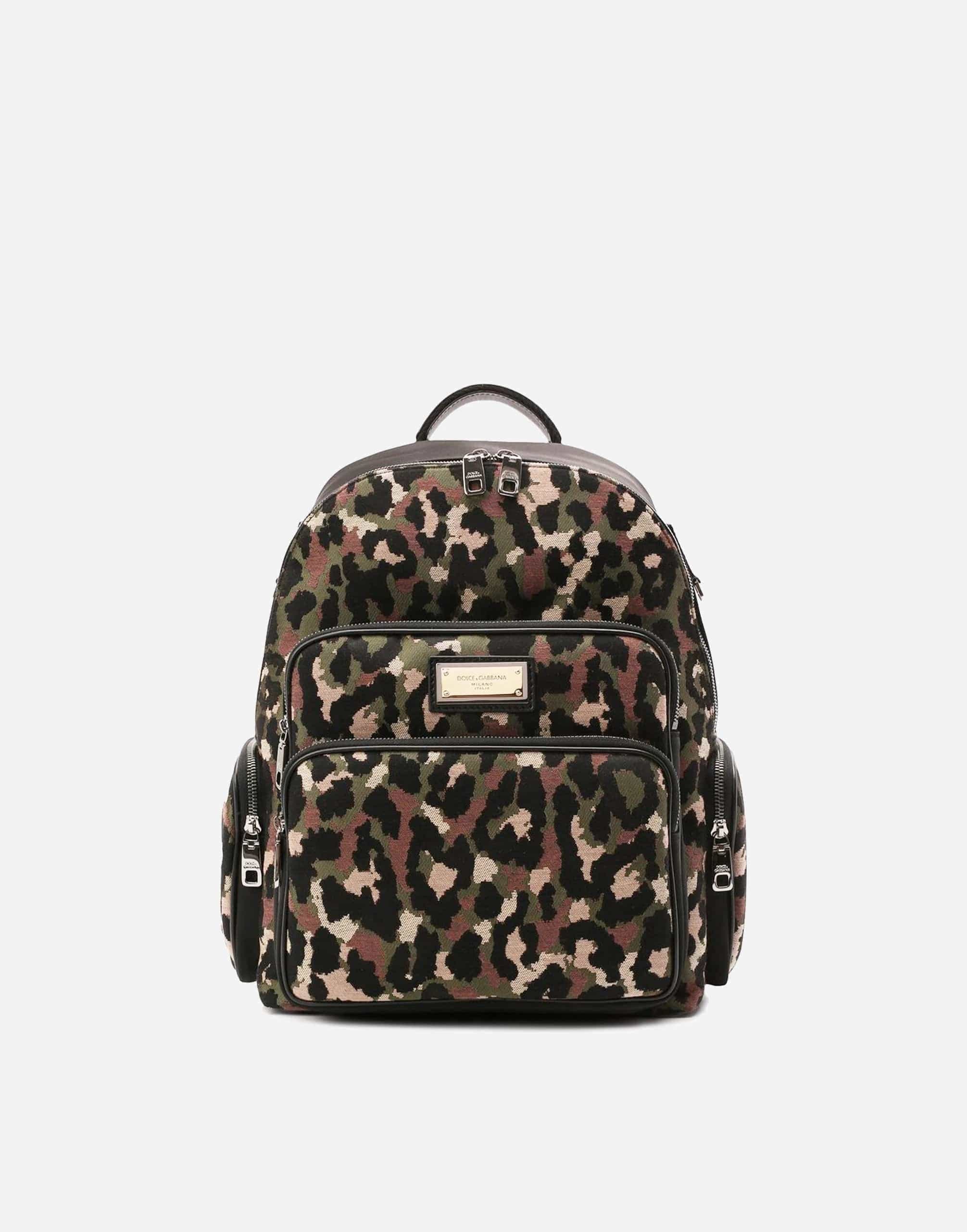 Dolce & Gabbana Camouflage Jacquard Backpack