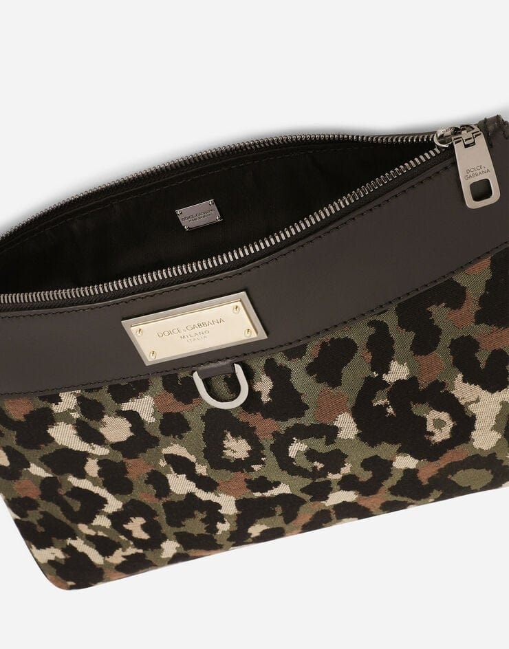 Dolce & Gabbana Camouflage Jacquard Clutch