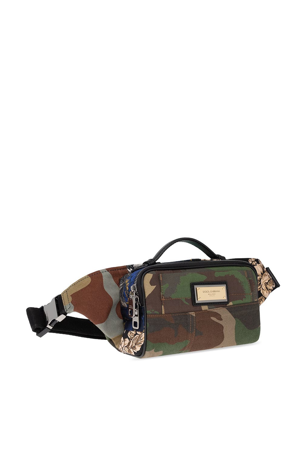 Dolce & Gabbana Camouflage Patchwork Belt Bag